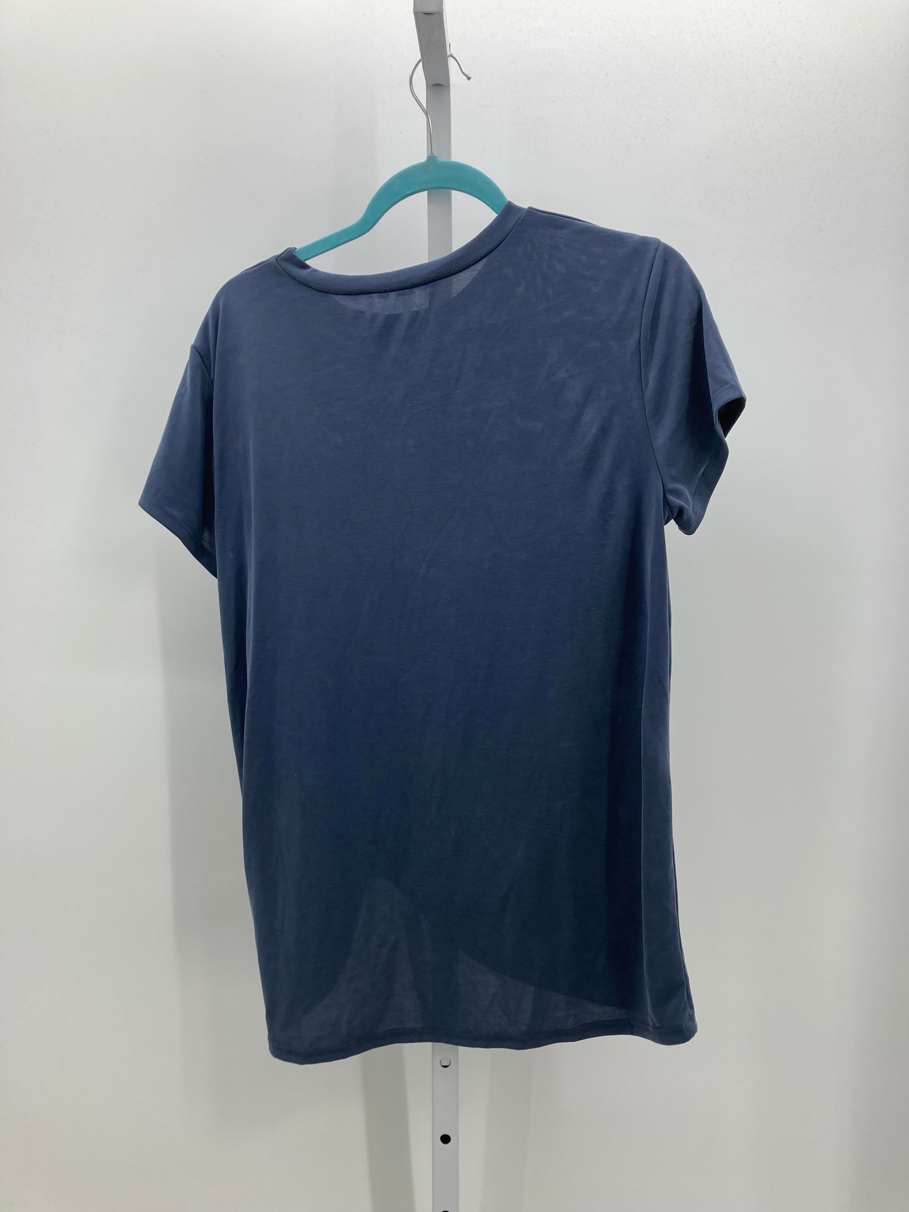 Green Envelope Size Small Misses Short Sleeve Shirt