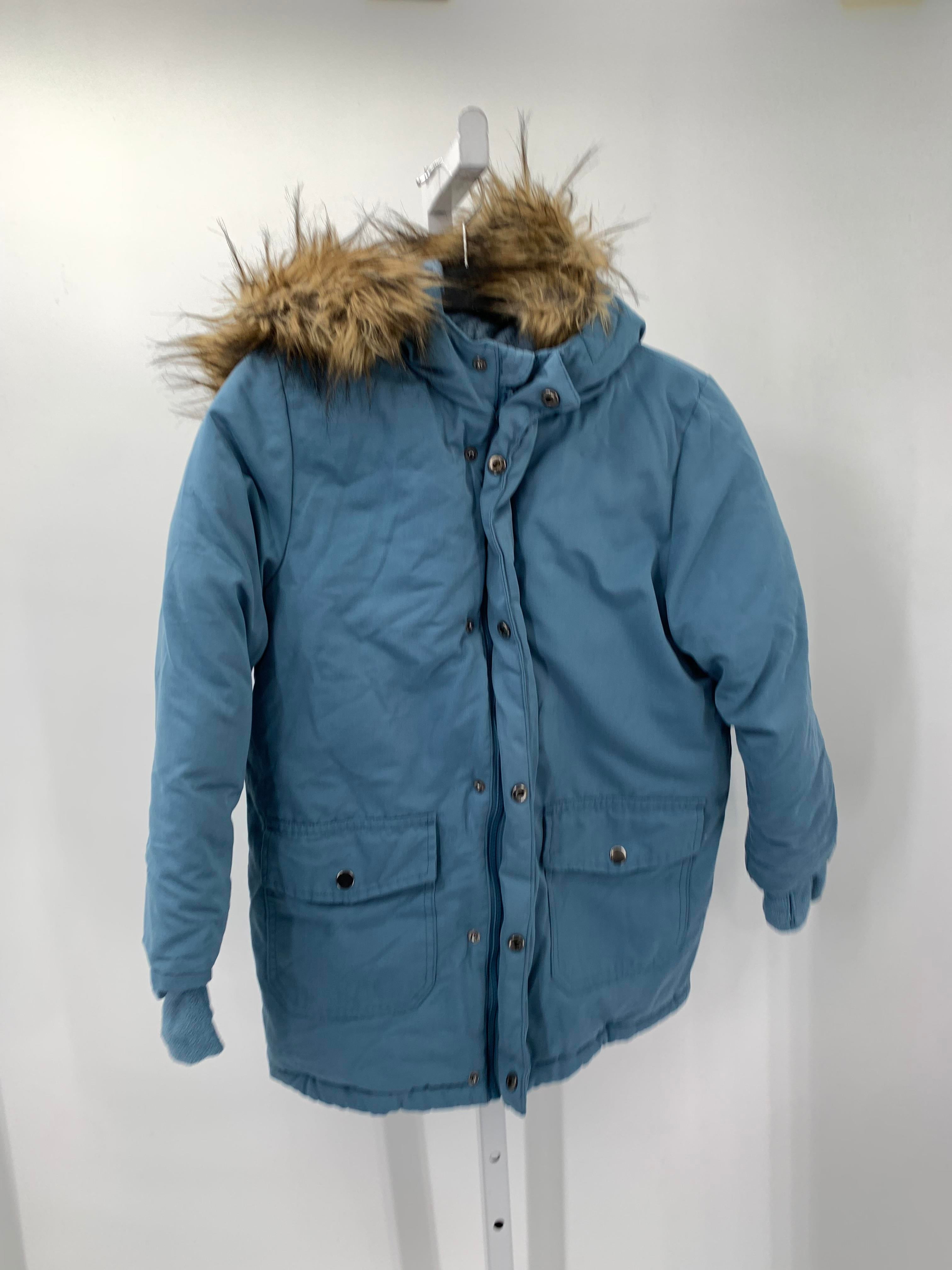 FAUX FUR HOODED JACKET