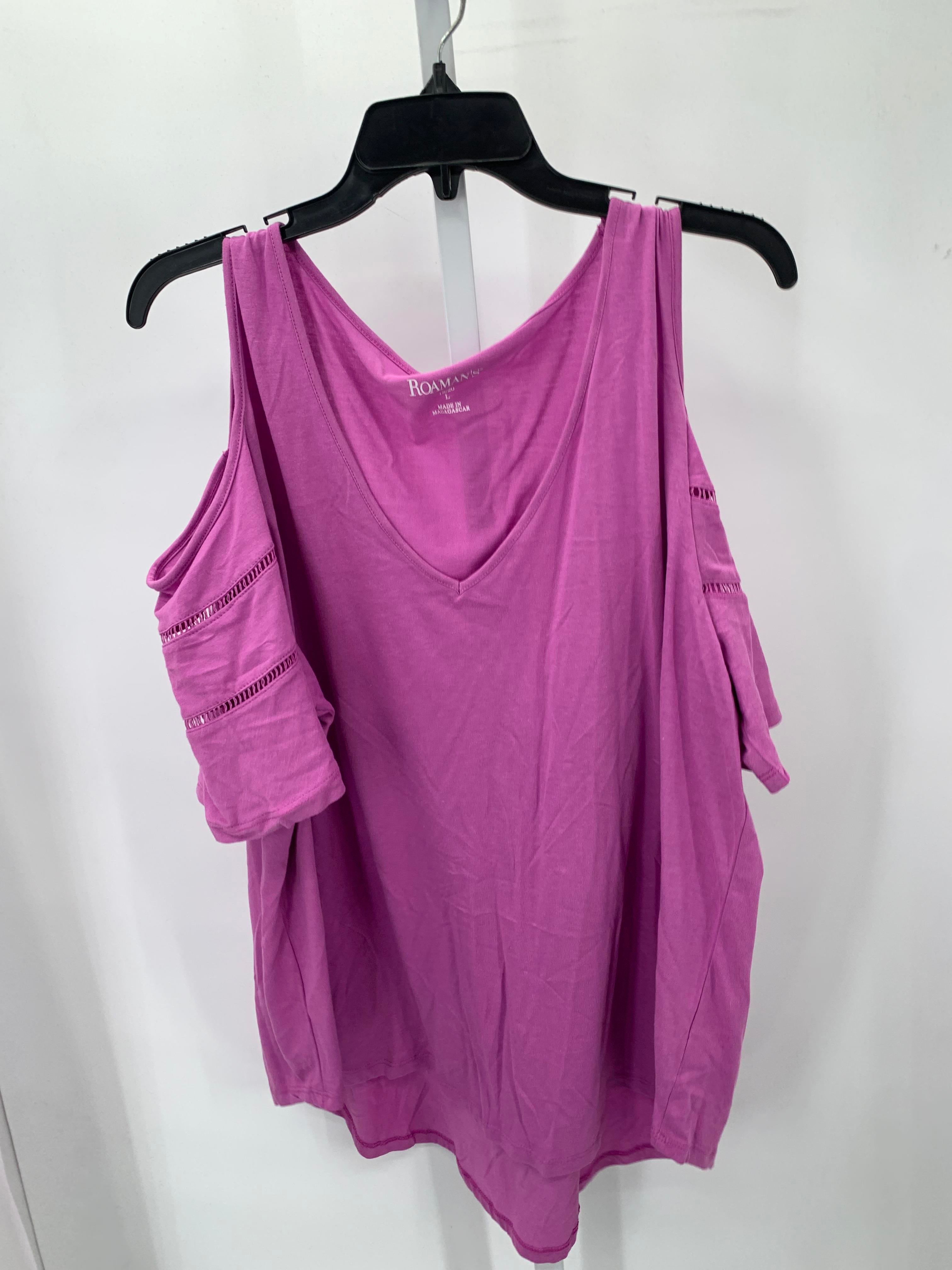 Roaman's Size 18/20 W Womens Short Sleeve Shirt