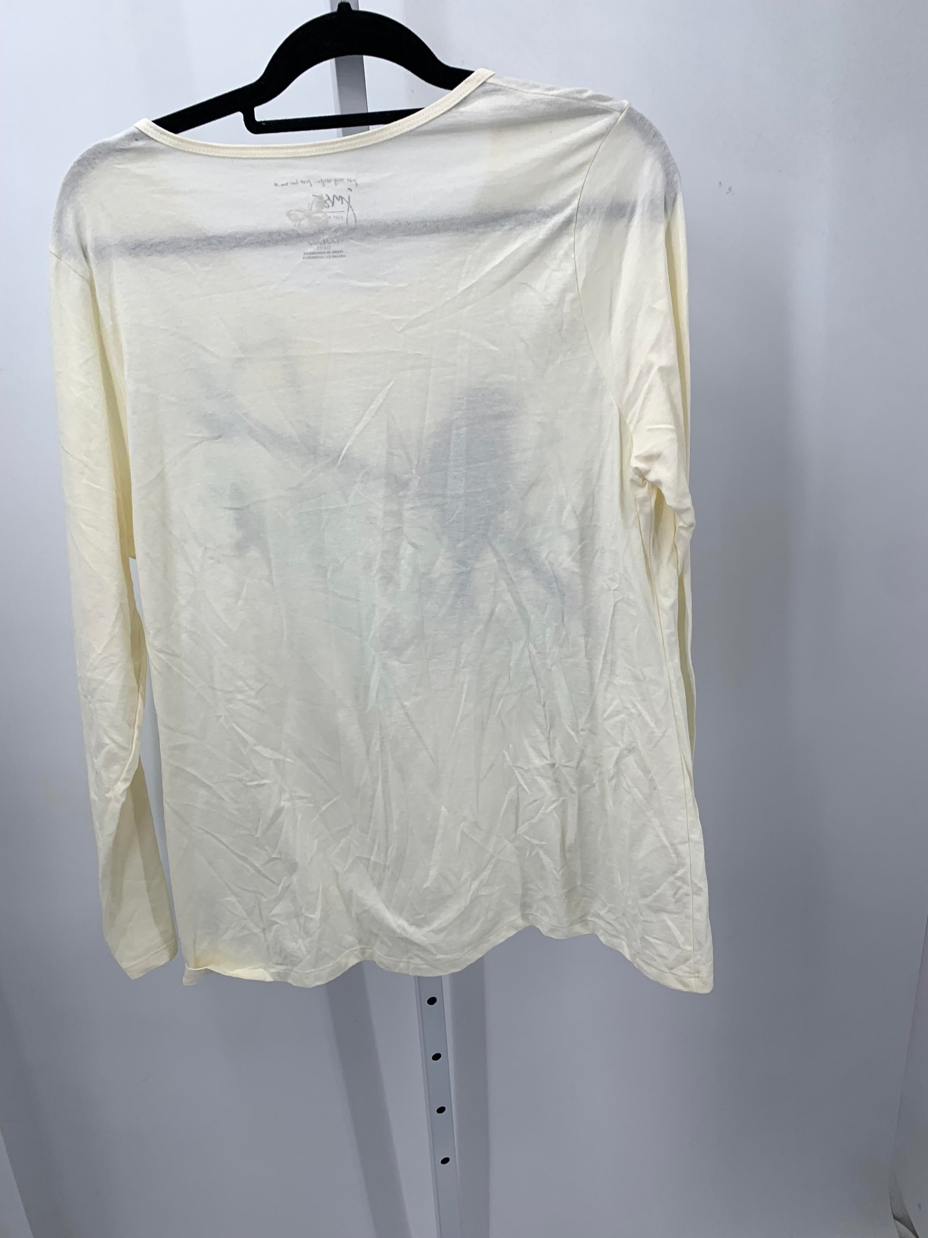 Just My Size Size 1X Womens Long Sleeve Shirt