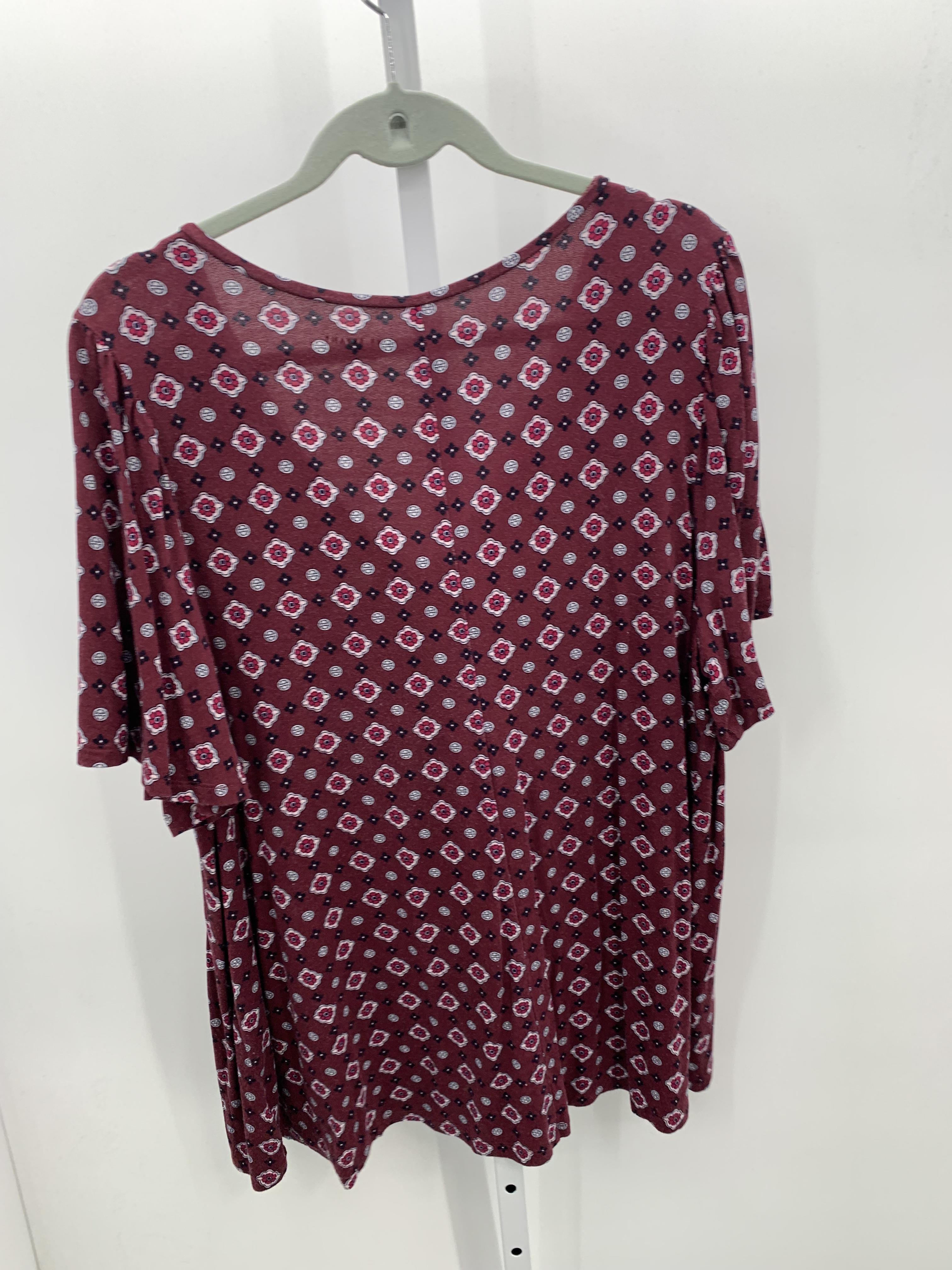 Lane Bryant Size 18/20 W Womens Short Sleeve Shirt