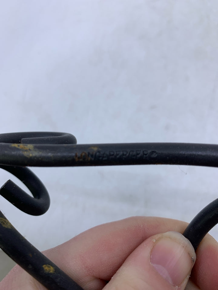 WROUGHT IRON RECTANGULAR PEDESTAL STAND.