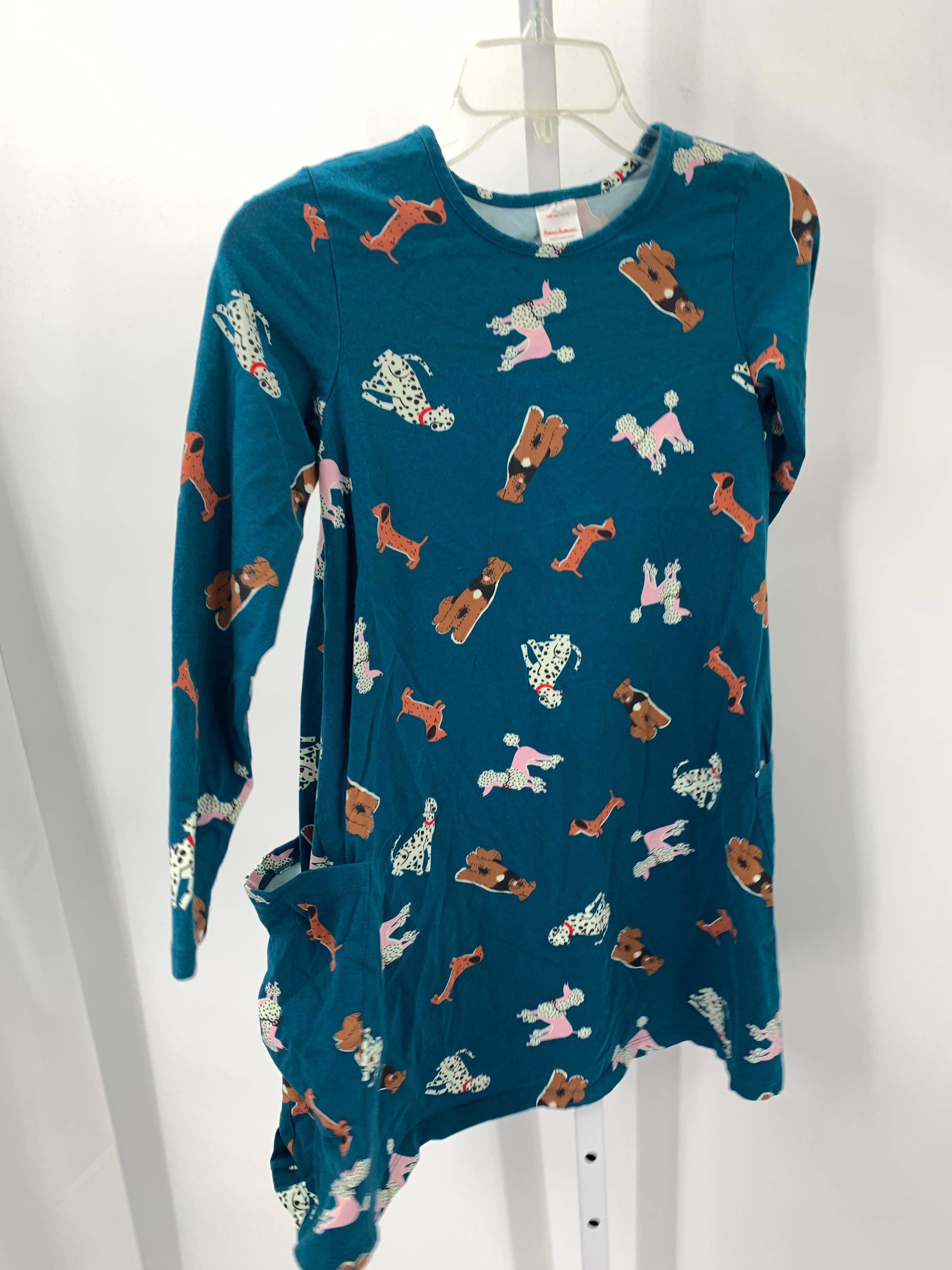 Hanna Anderson Size 10 Girls Long Sleeve Dress