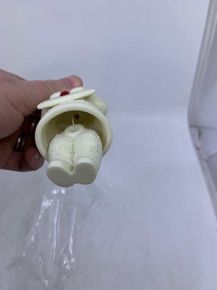 SNOWBABIES BABY HOLDING ENVELOPE W/ RED GEM IN BAG.