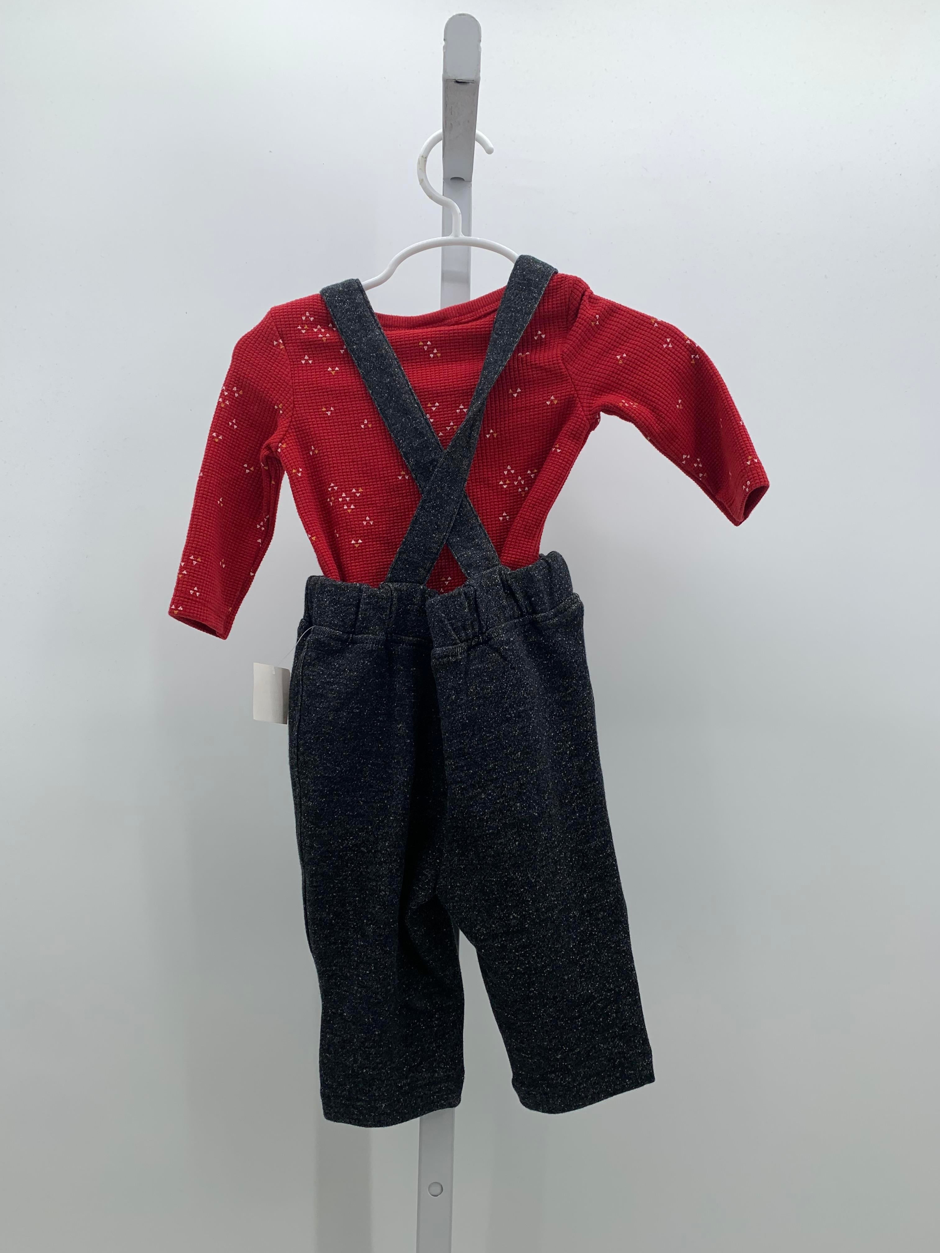 NEW TRIANGLES WAFFLE KNIT SHIRT KNIT PANTS WITH SUSPENDERS