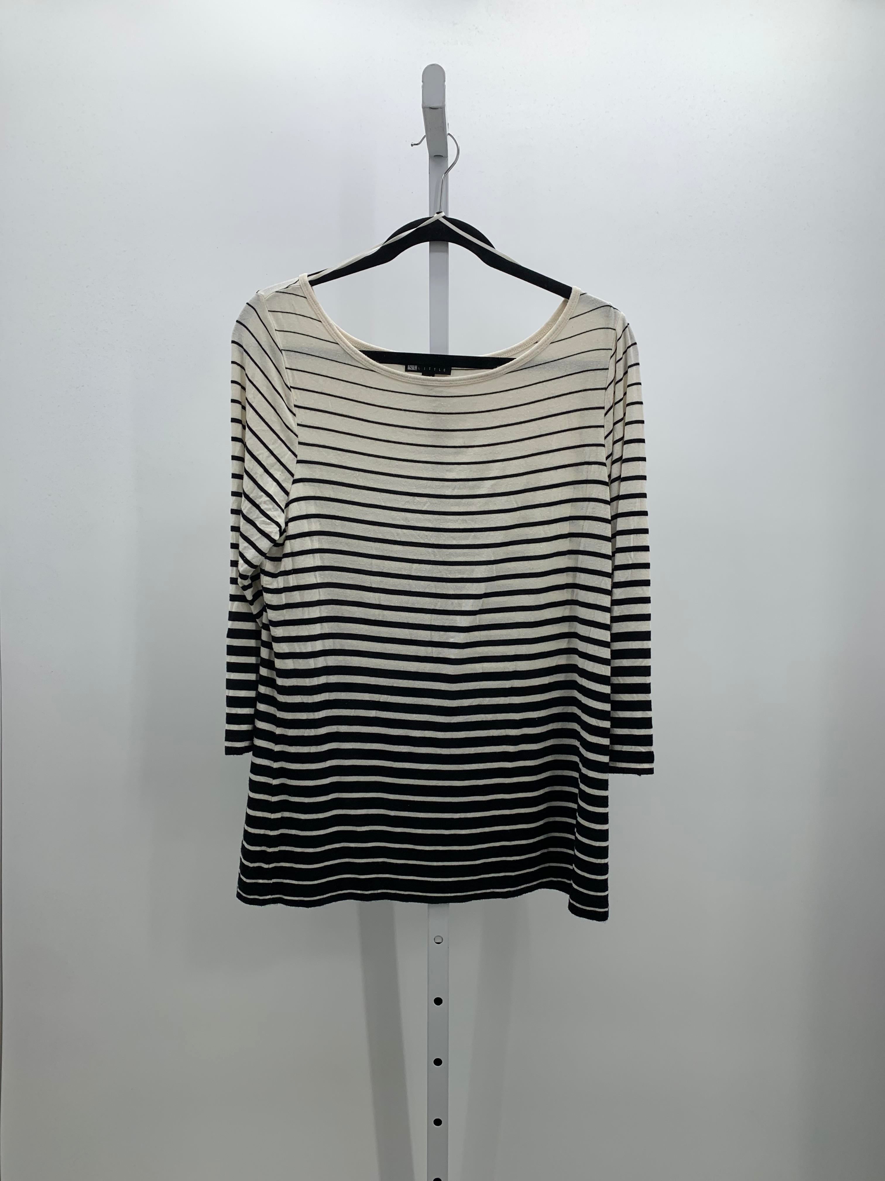 Carole Little Size Extra Large Misses 3/4 Sleeve Shirt