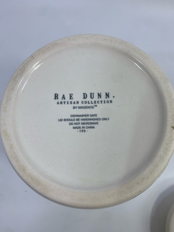 "STORE" CANISTER W/LID.