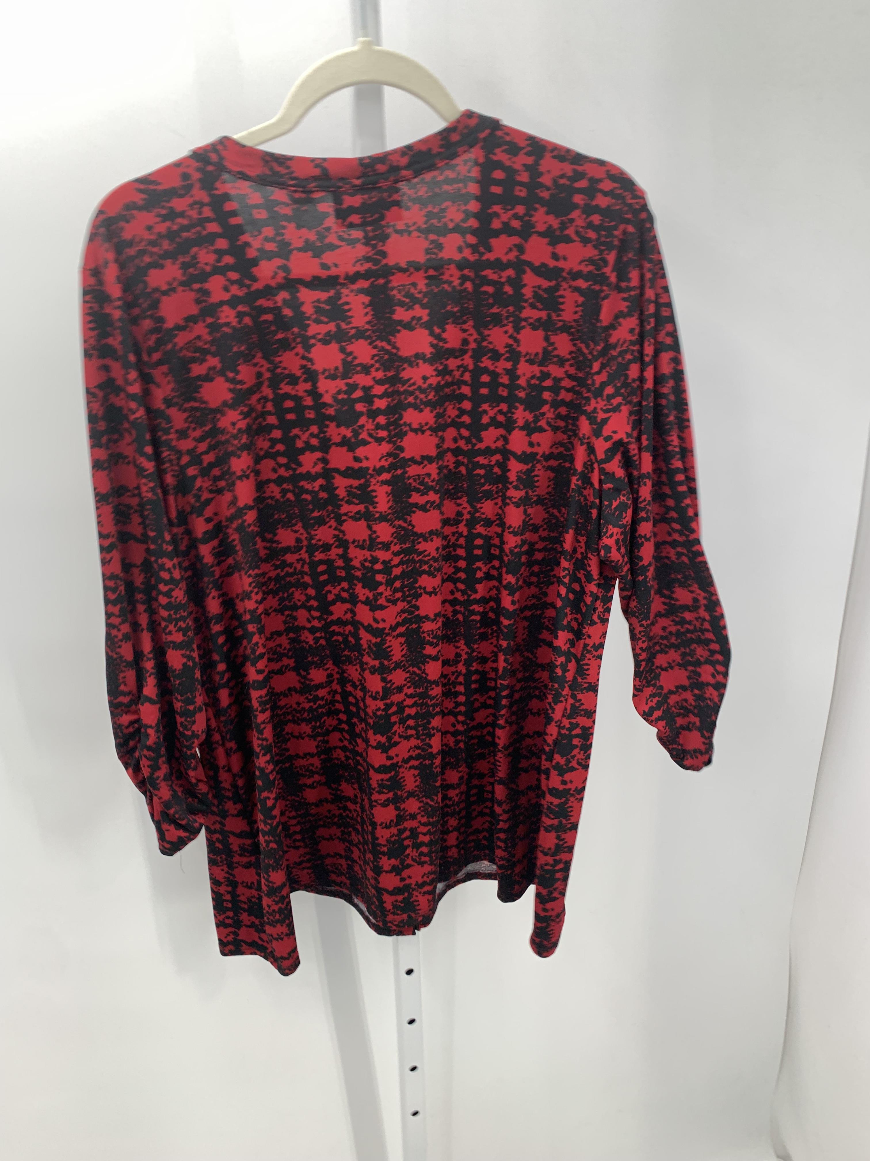 Avenue Size 18/20 W Womens 3/4 Sleeve Shirt