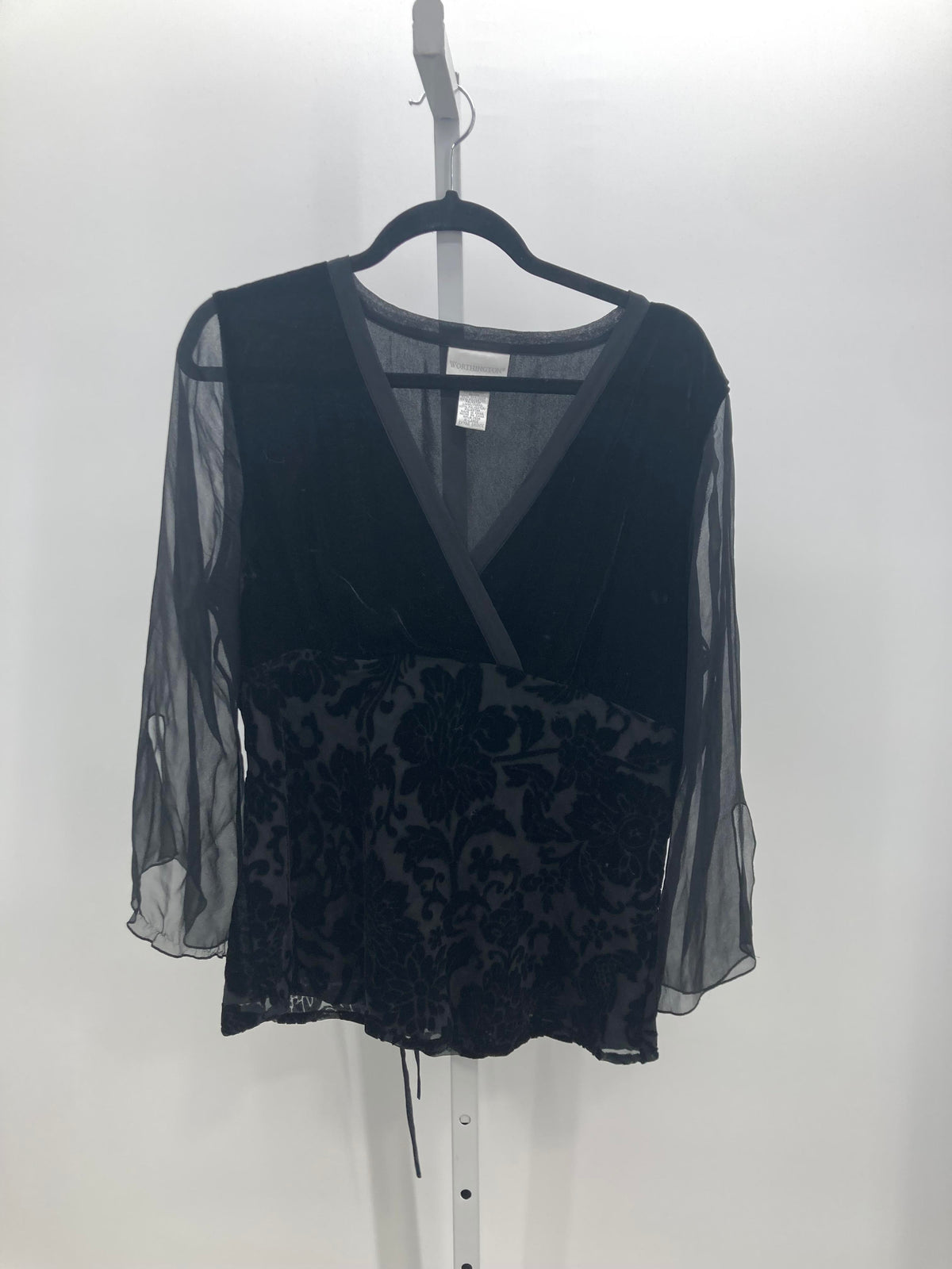 Worthington Size Extra Large Misses Long Sleeve Shirt