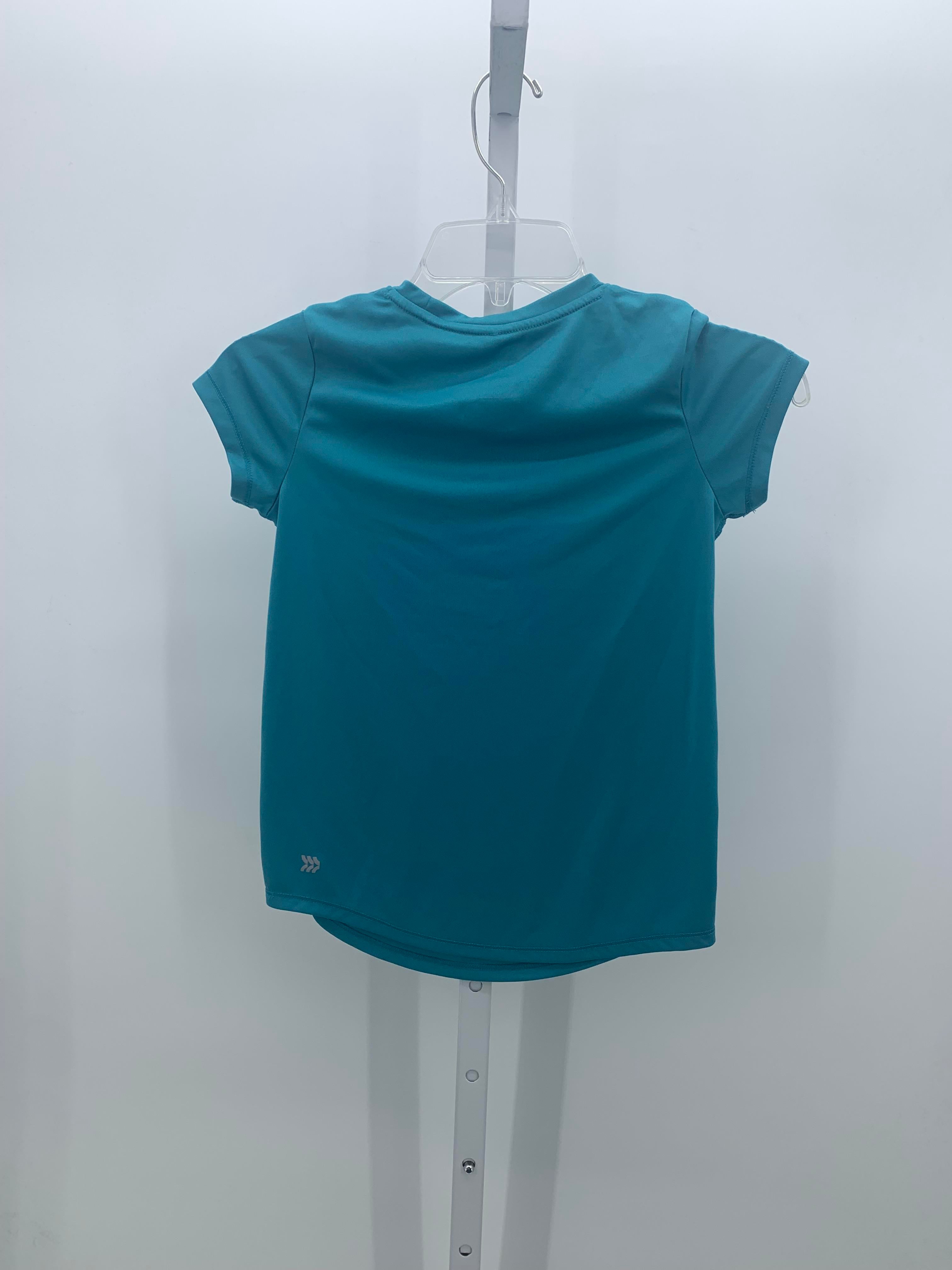 All In Motion Size 7-8 Girls Short Sleeve Shirt