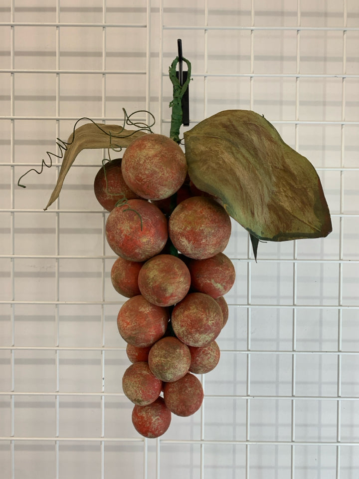 LARGE FAUX PAPER GRAPES.