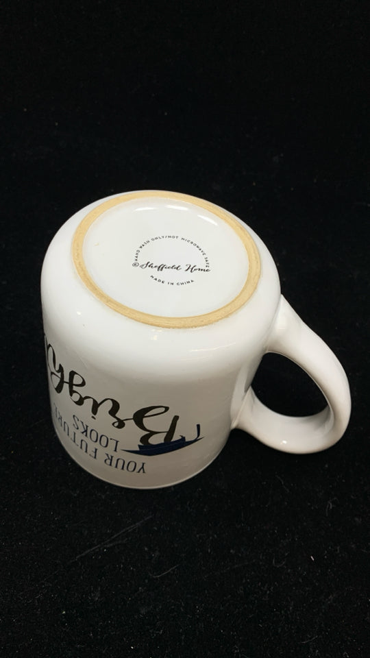 FUTURE LOOKS BRIGHT MUG.