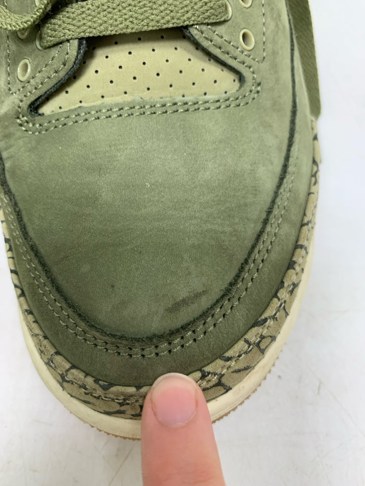 Air Jordans 3 Retro Family Affair Olive Green