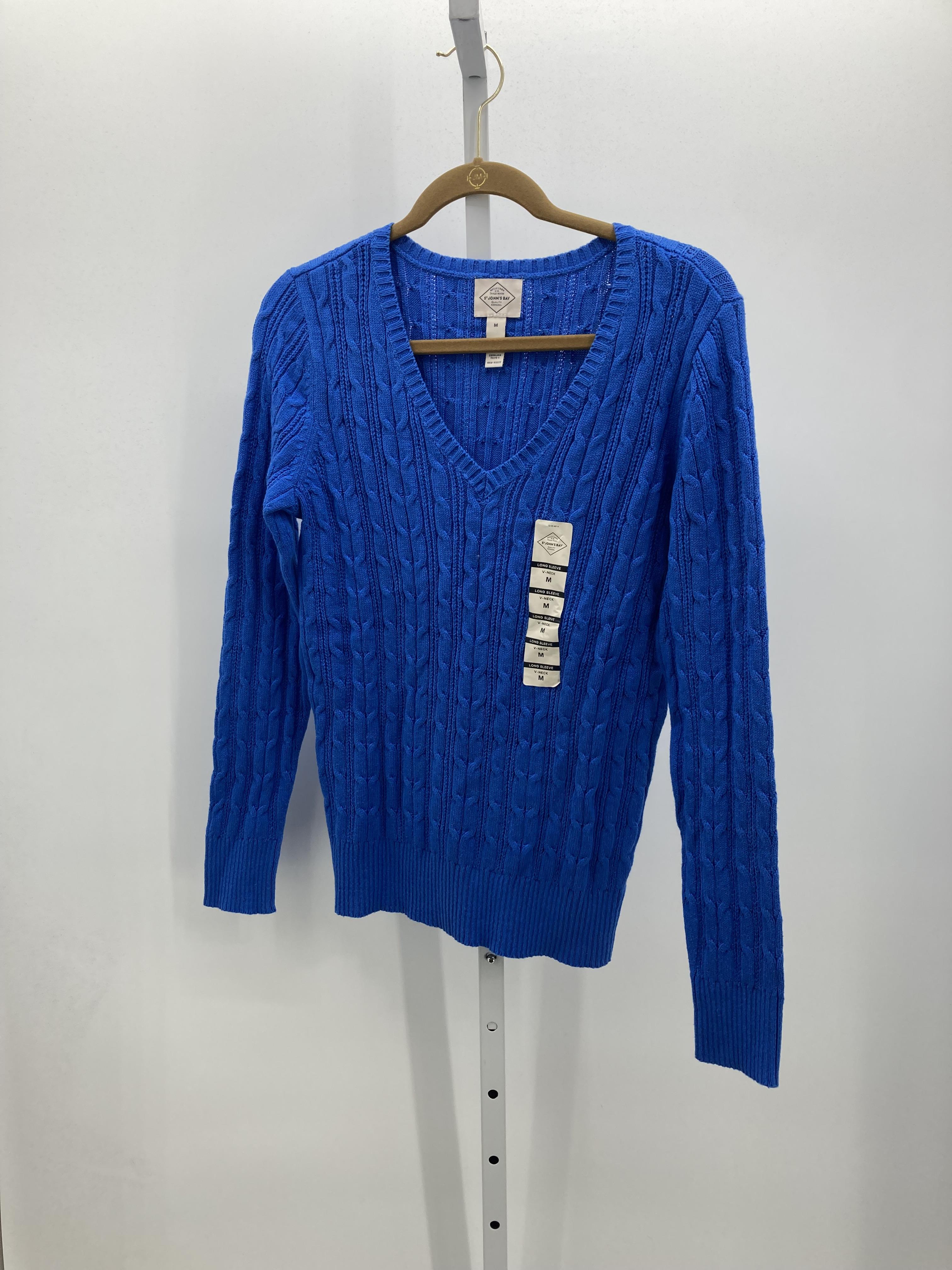 St. Johns Bay Size Medium Misses Long Slv Sweater