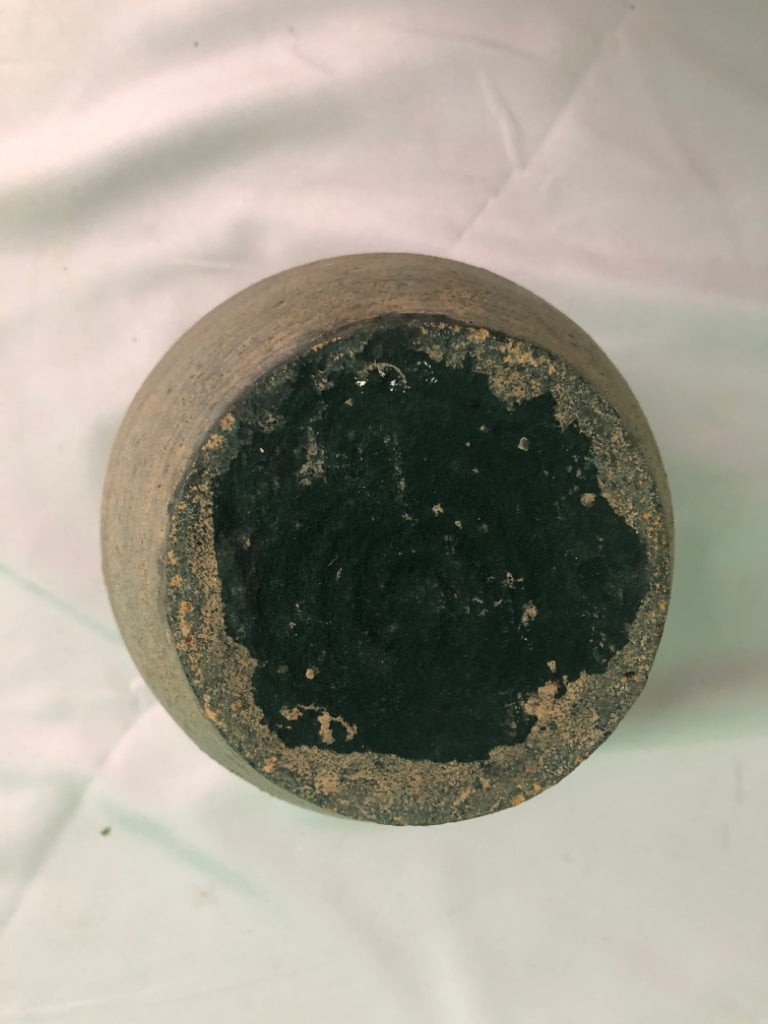 POTTERY CARVED VASE.