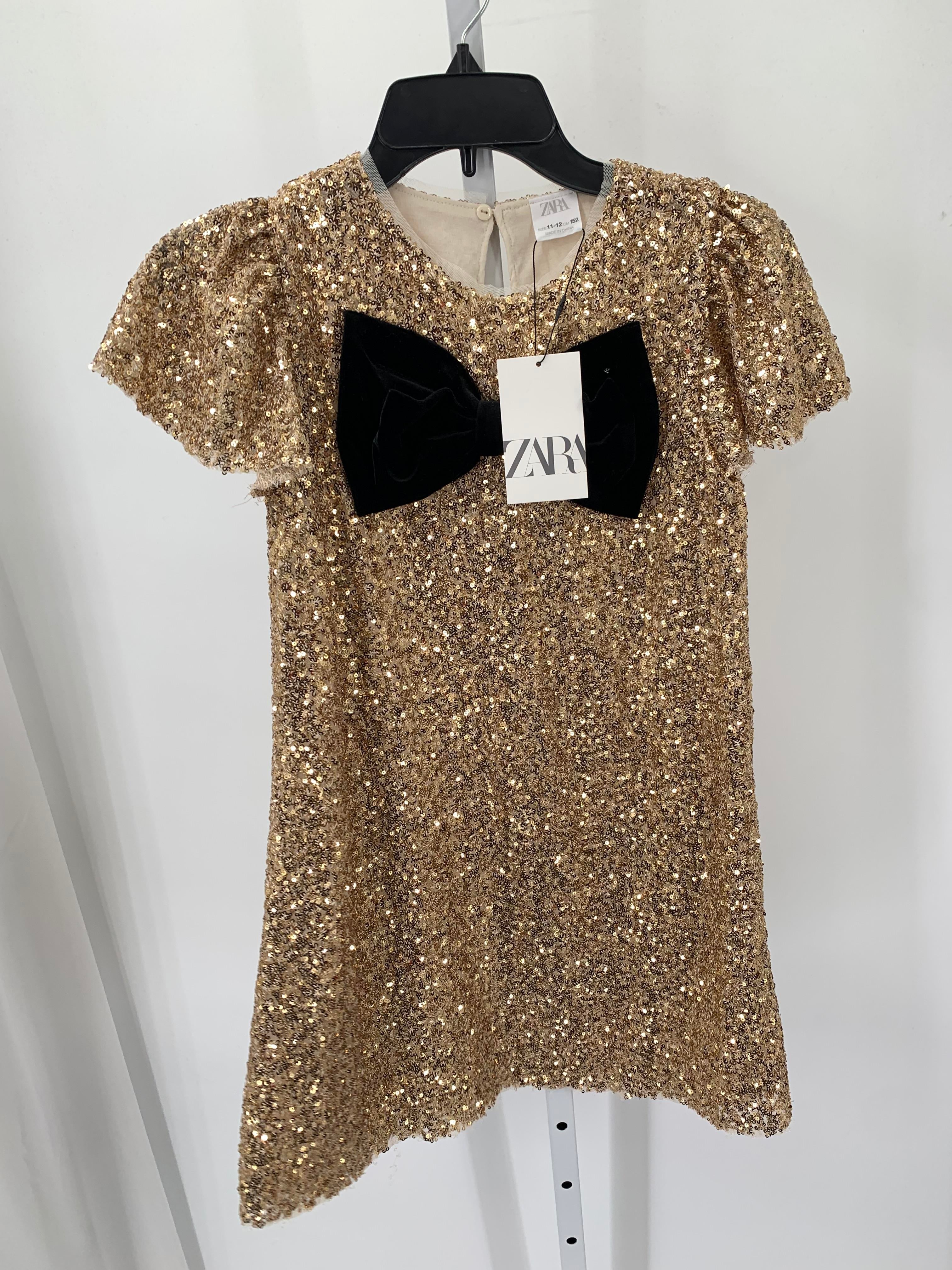 Zara Size 11/12 Girls Short Sleeve Dress