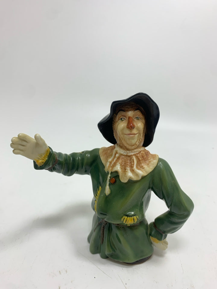 WIZARD OF OZ SCARECROW CERAMIC SNUFFER FIGURINE.