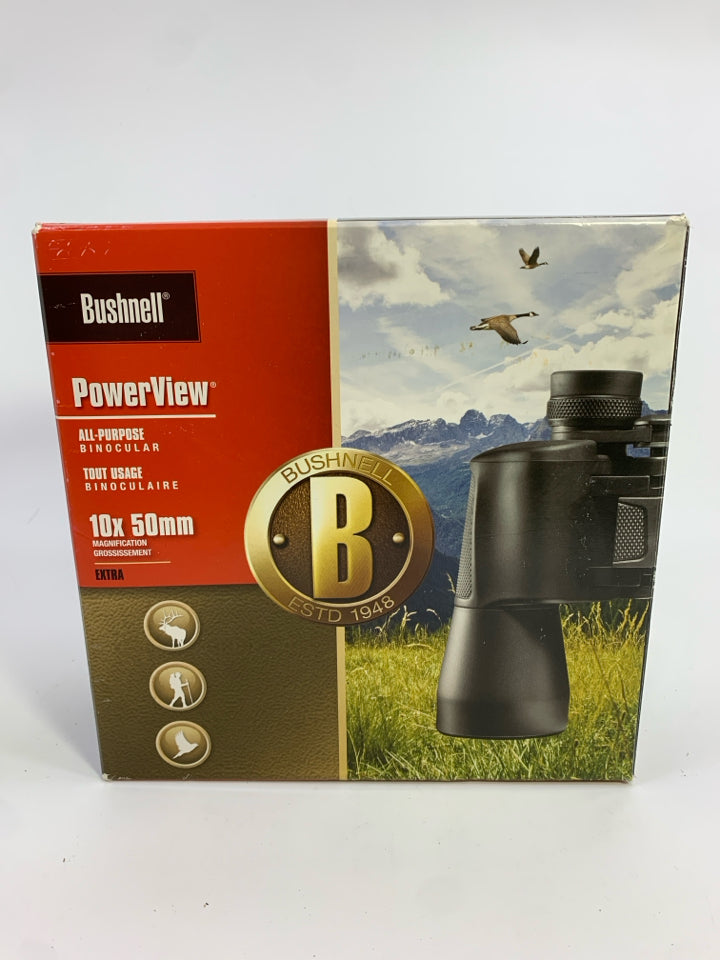 NIB BUSHNELL POWERVIEW 10X50 BINOCULAR.