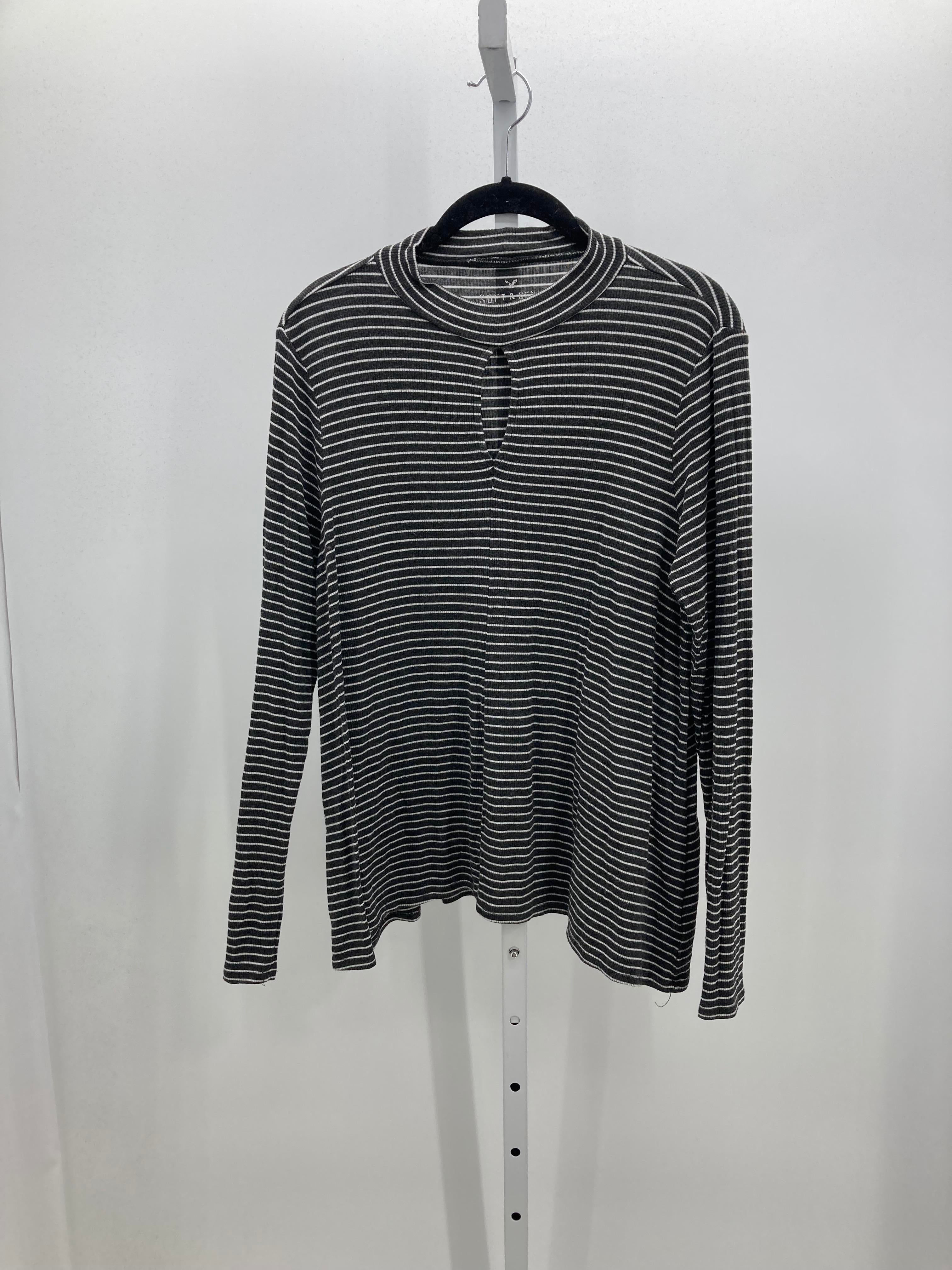 American Eagle Size Extra Large Juniors Long Sleeve Shirt