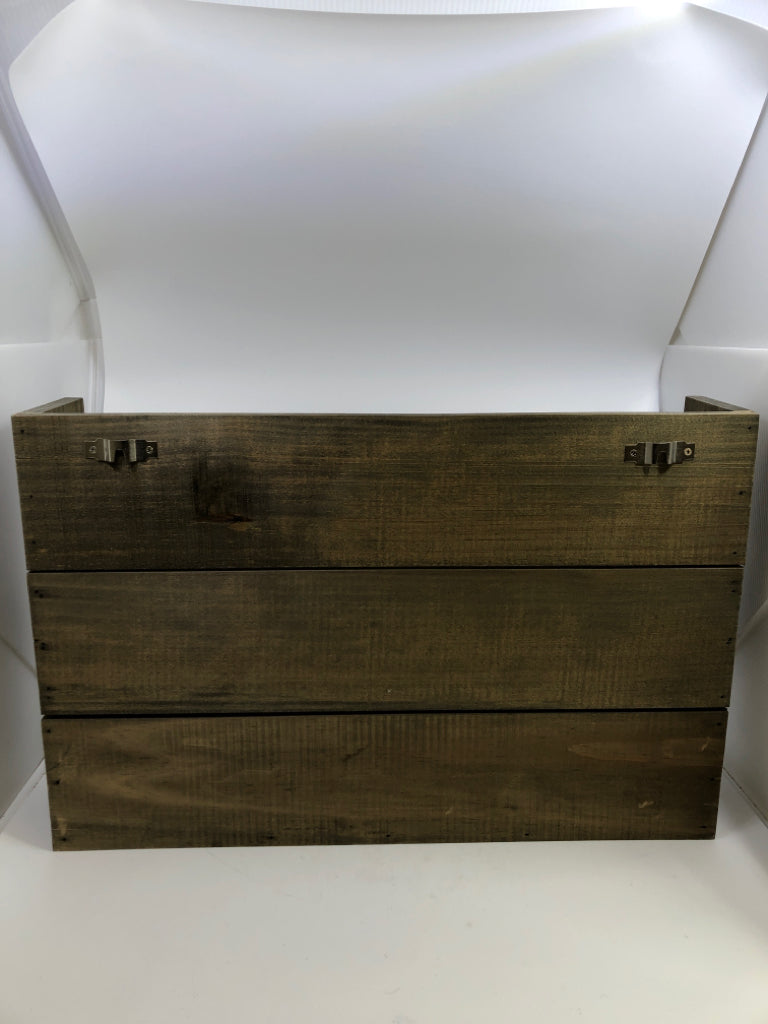 GREY WINE BOTTLE/GLASS WALL HANGING HOLDER.