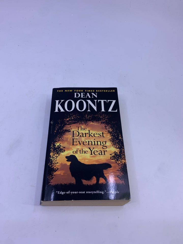 THE DARKEST EVENING OF THE YEAR-PAPERBACK BOOK.