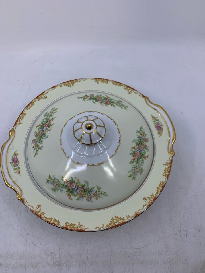 VTG COVERED DUDLEY SERVING DISH.
