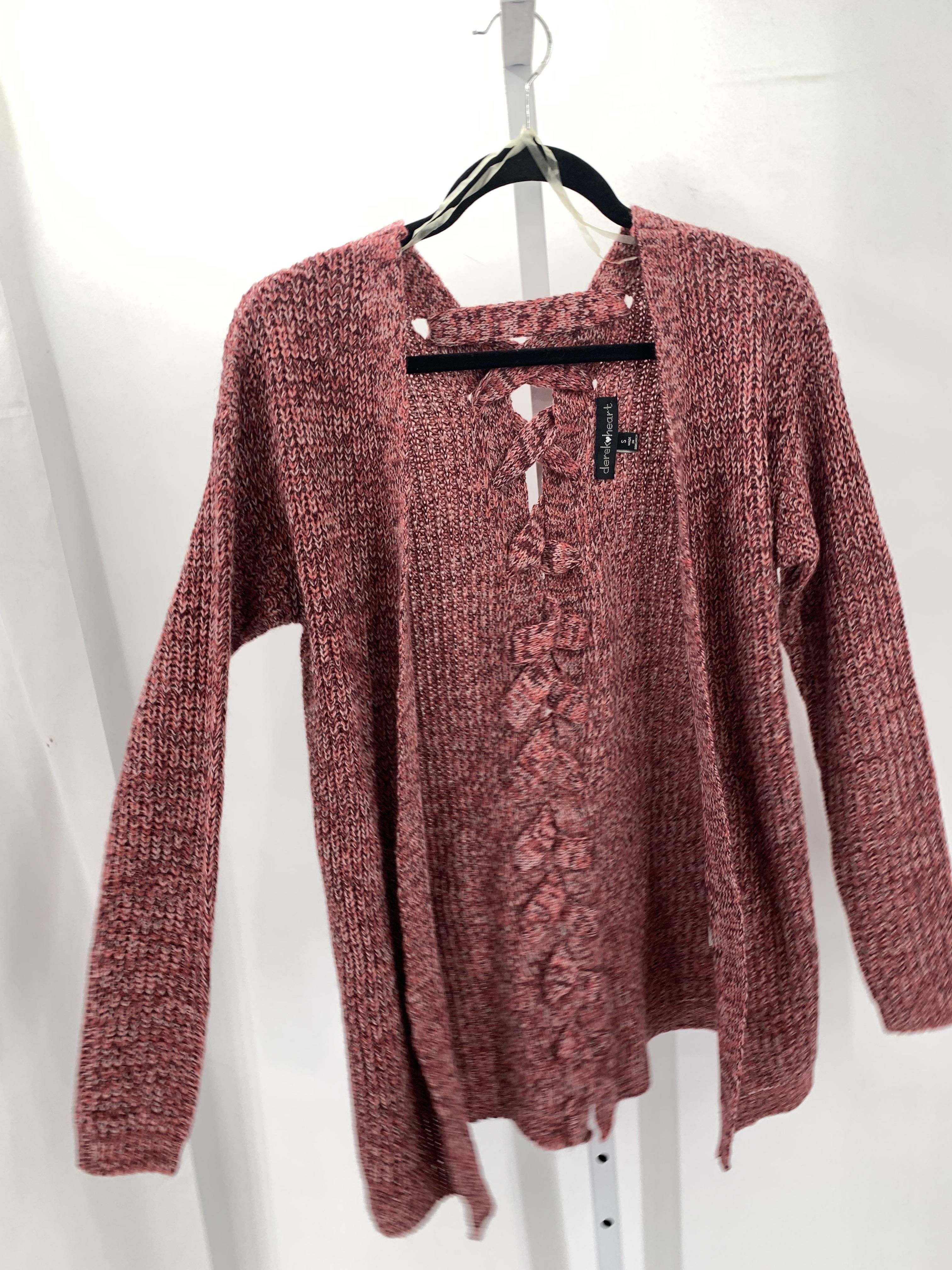 Derek Heart Size Small Juniors Cardigan