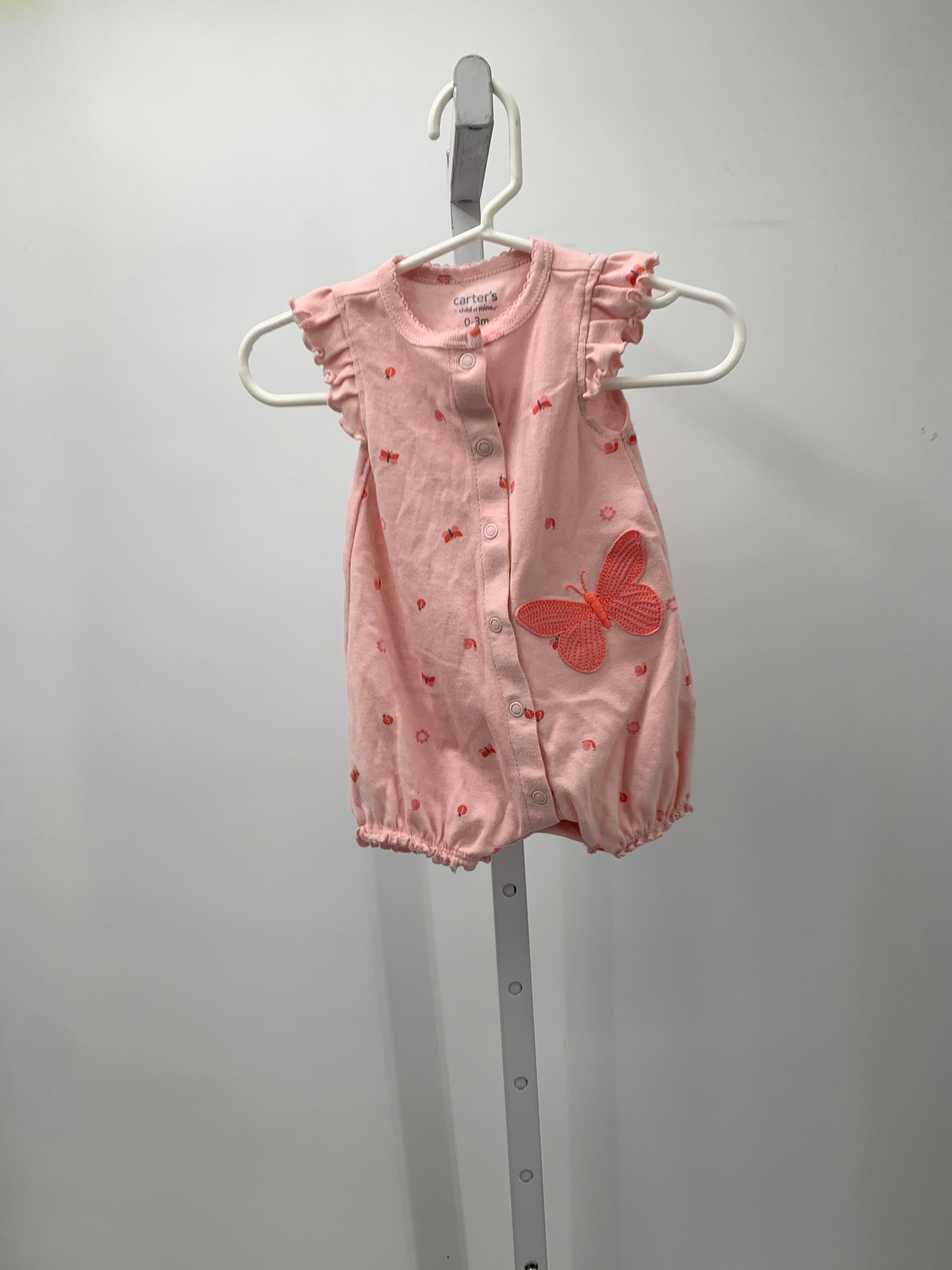 Carters Size 0-3 months Girls Sleeveless Romper
