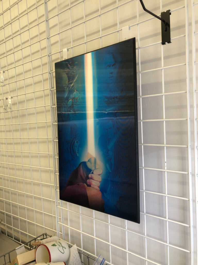 HOLOGRAPHIC STAR WARS WALL ART.