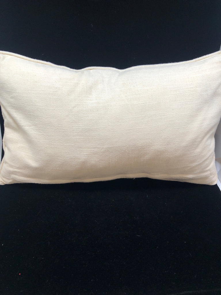 BLUE PUMPKIN PILLOW.