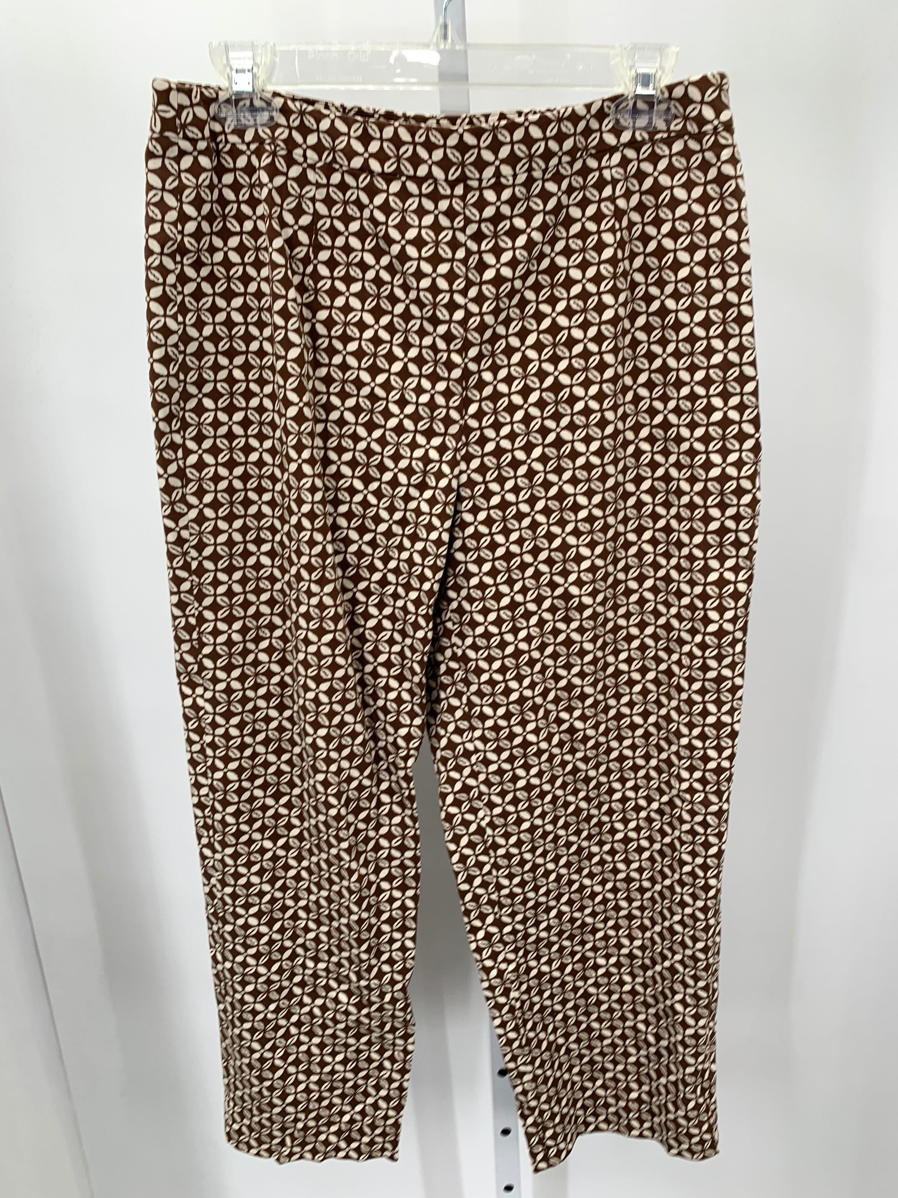 Talbots Size 10 Misses Cropped Pants