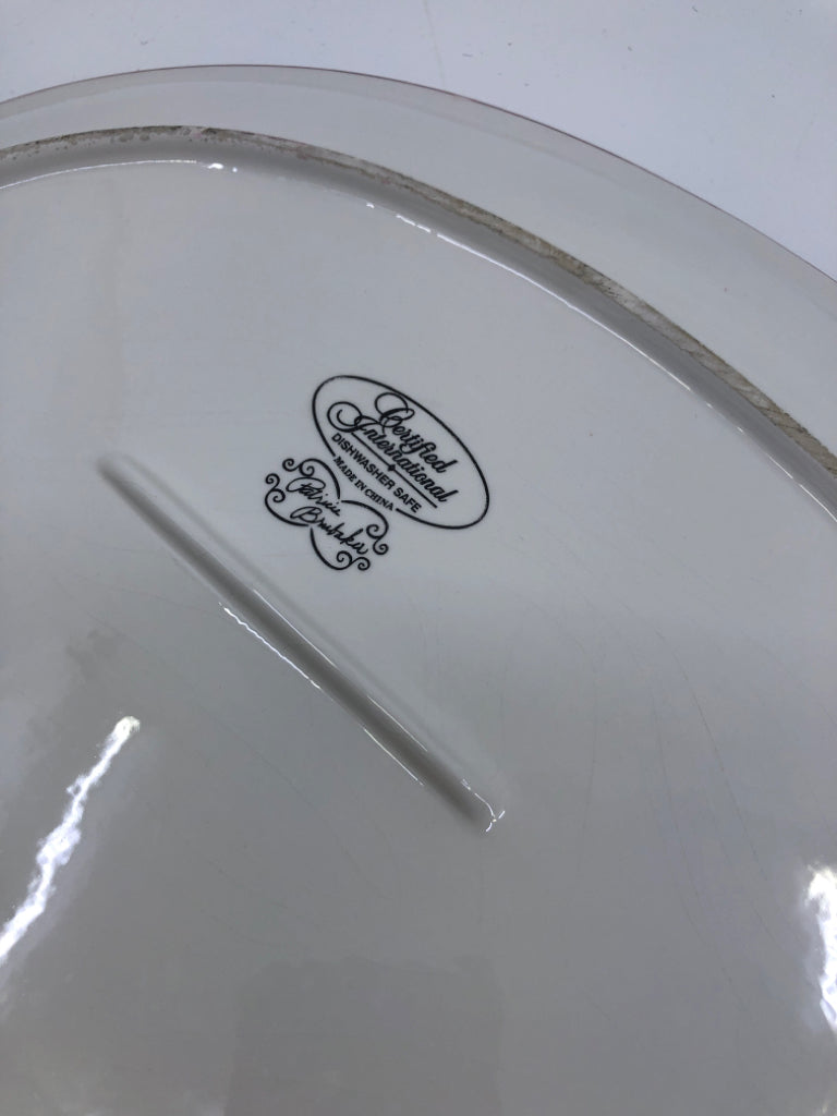 AMERICANA HEART OVAL PLATTER.