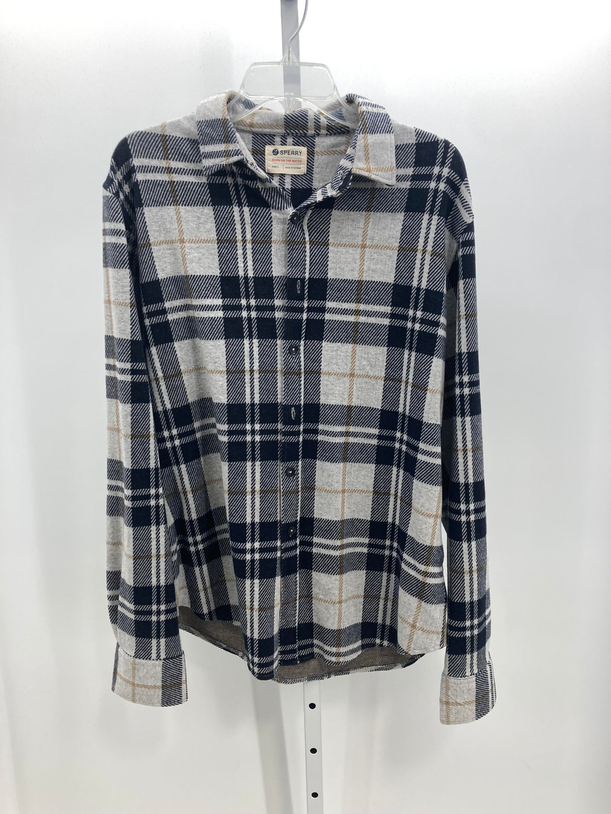 NAVY PLAID