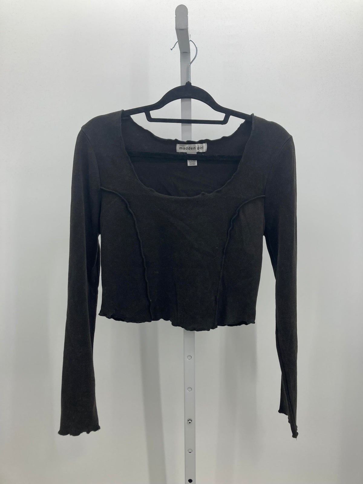 MADDEN NYC Size Extra Large Juniors Long Sleeve Shirt