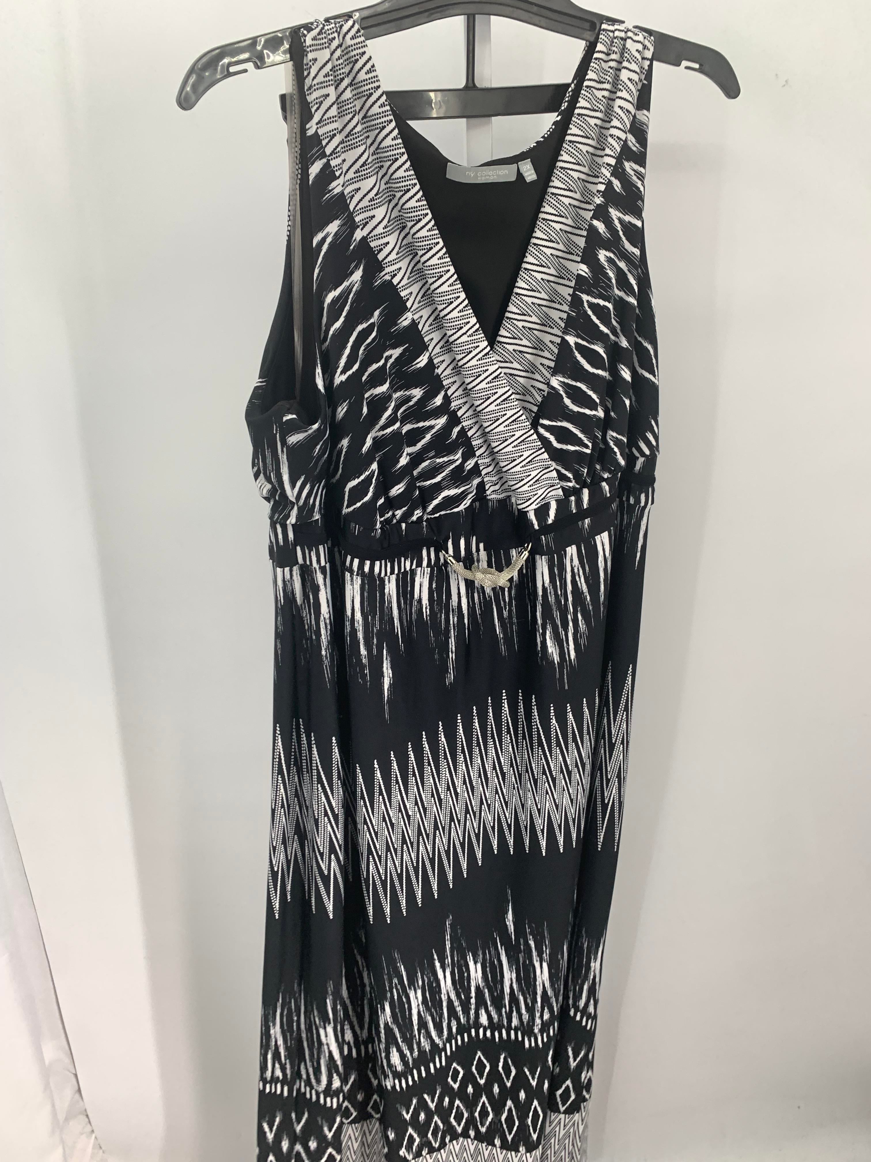 NY Collection Size 2X Womens Sleeveless Dress