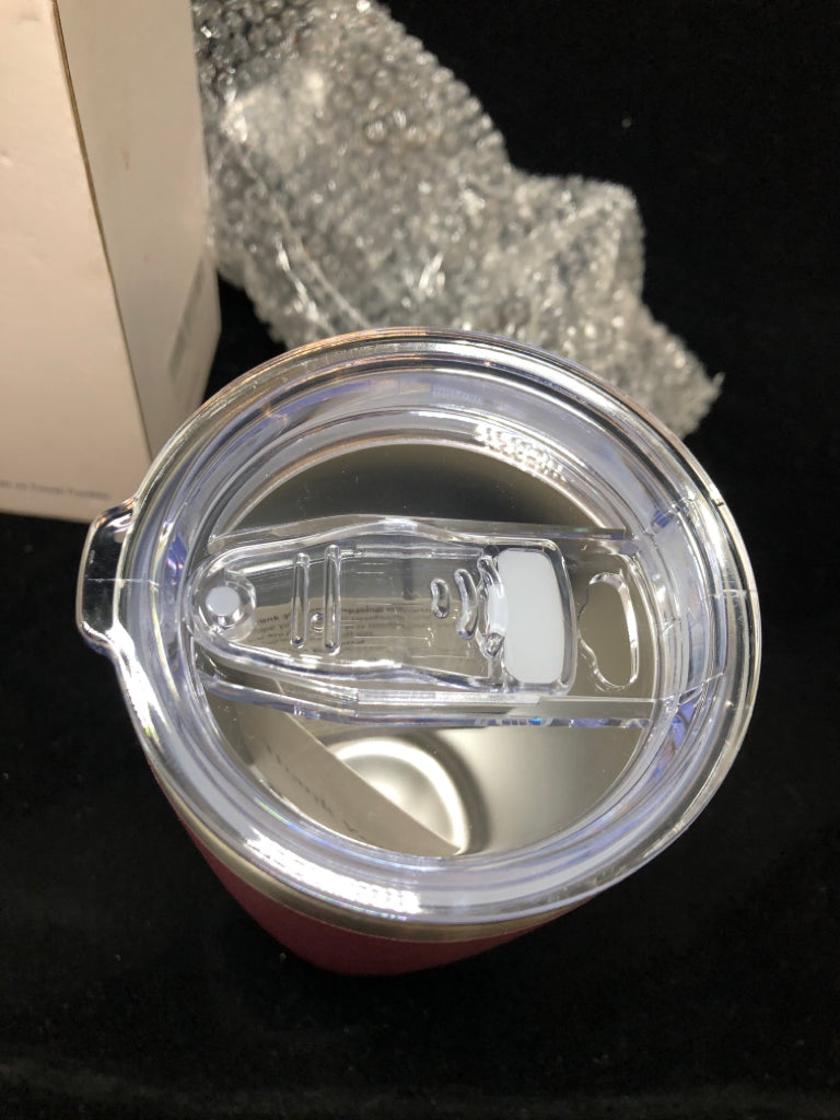 NIB MAROON SUNWILL TUMBLER.