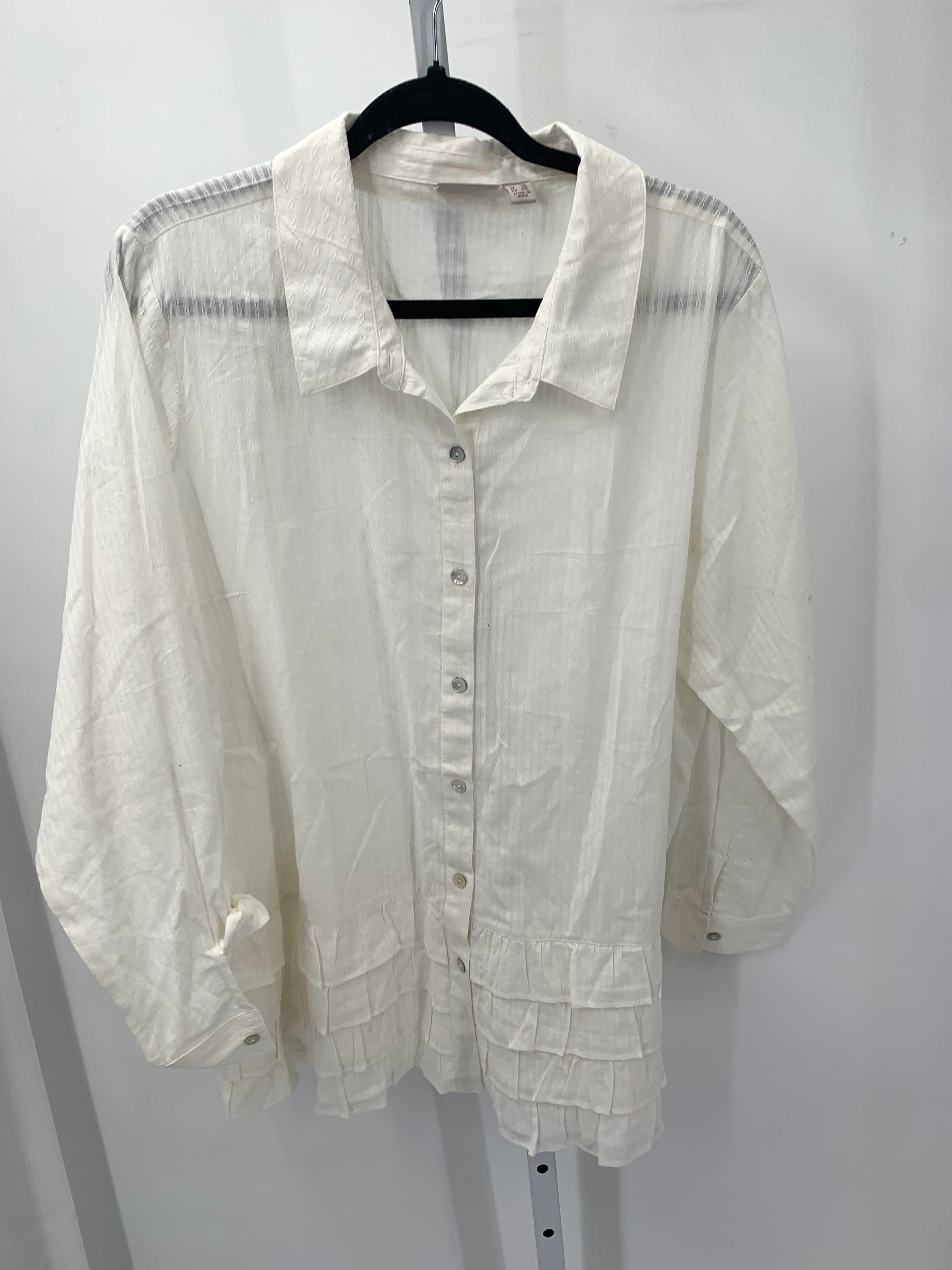 LOGO Size 1X Womens Long Sleeve Shirt