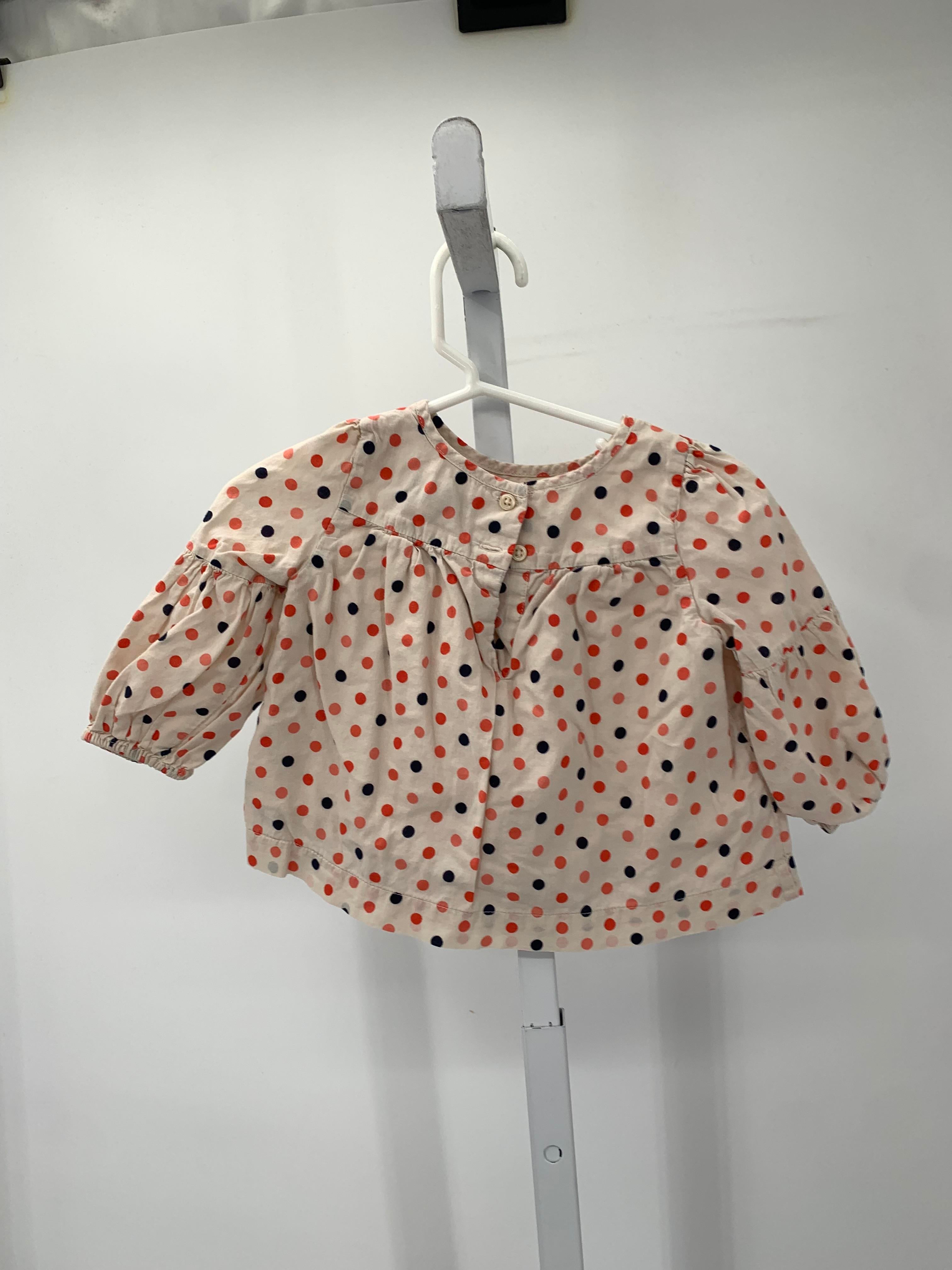 Baby Gap Size 6-12 mon Girls Long Sleeve Shirt