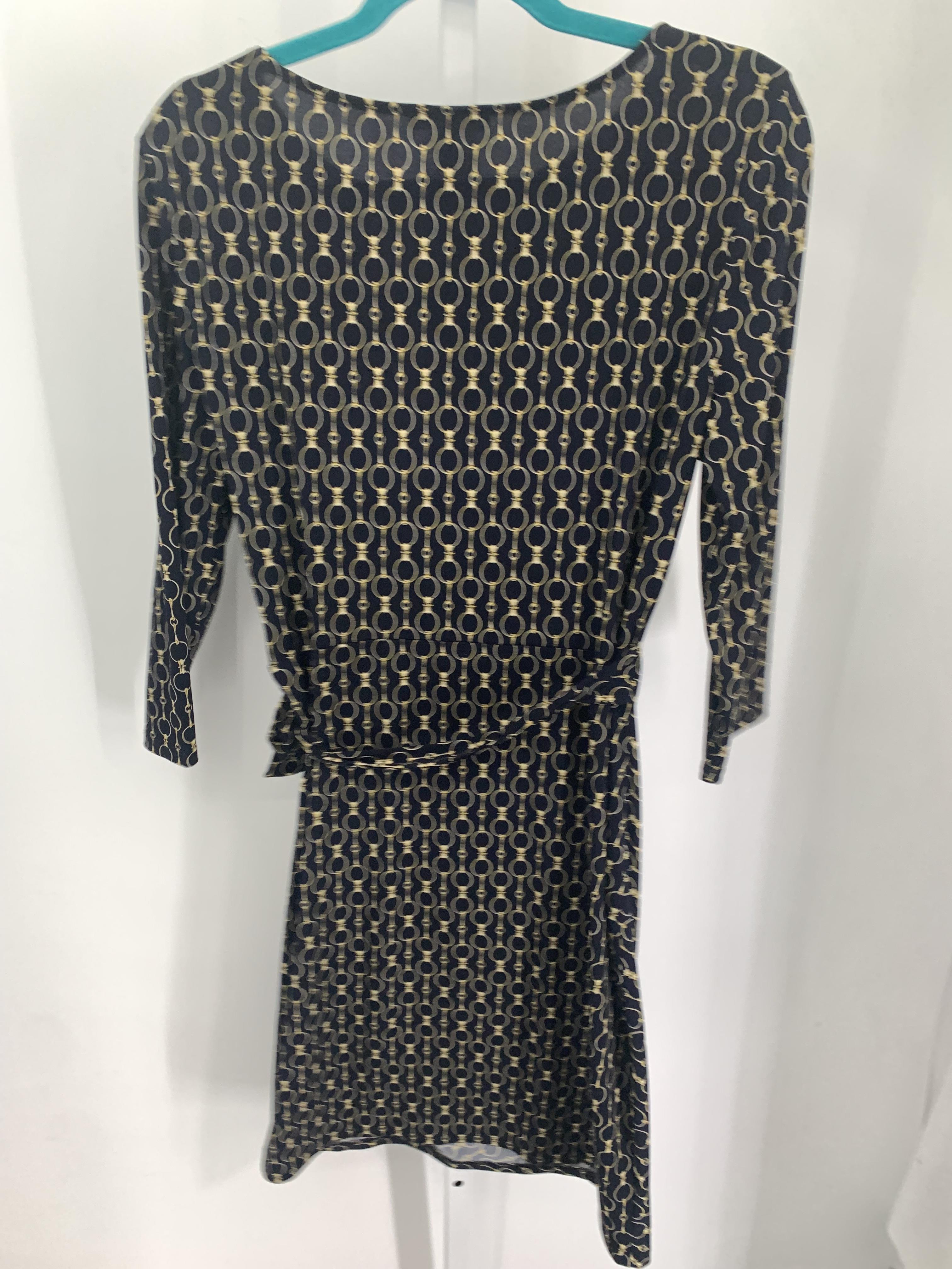 Chaps Size Large Misses 3/4 Sleeve Dress