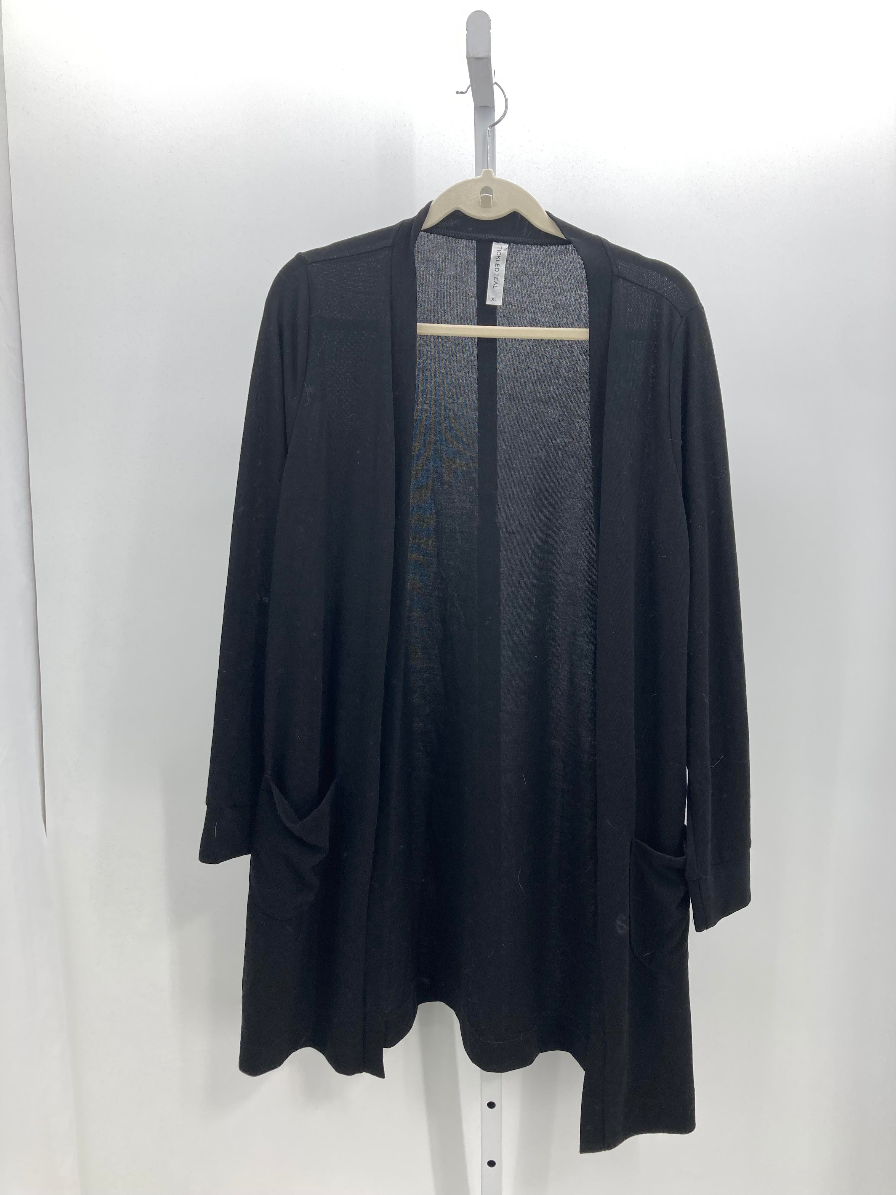Tickled Teal Size Extra Large Misses Cardigan