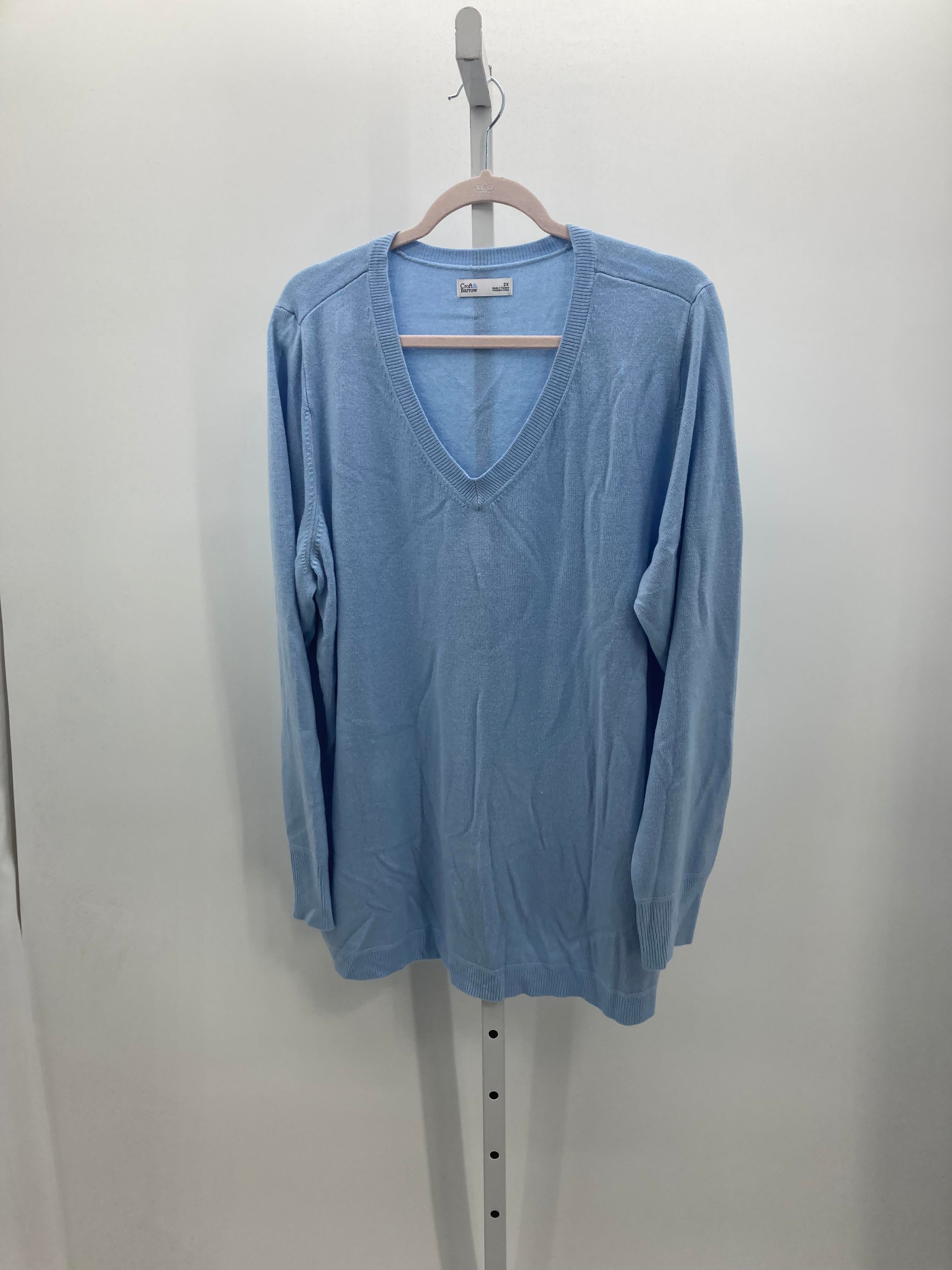 Croft & Barrow Size 2X Womens Long Slv Sweater