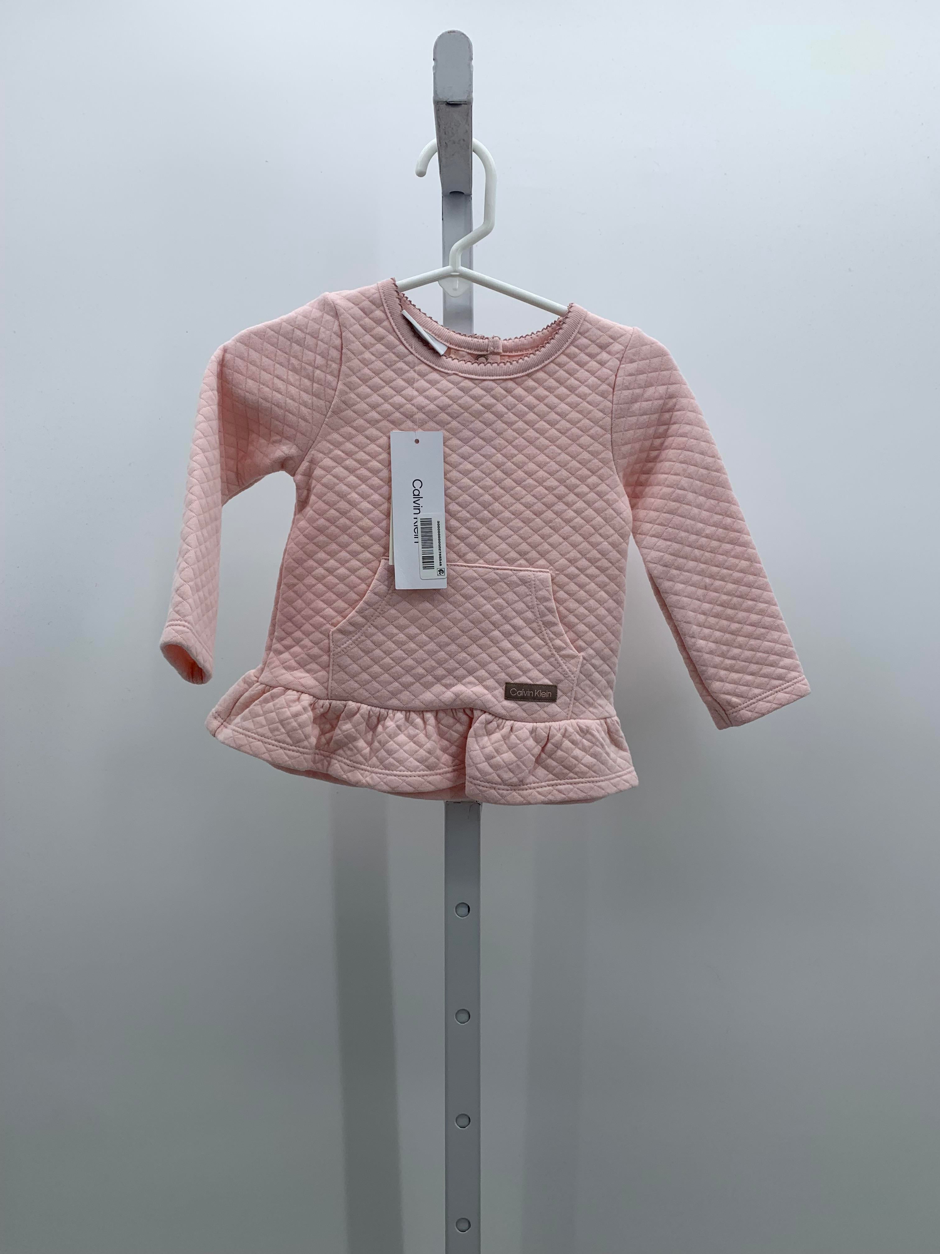 Calvin Klein Size 12 Months Girls Long Sleeve Shirt