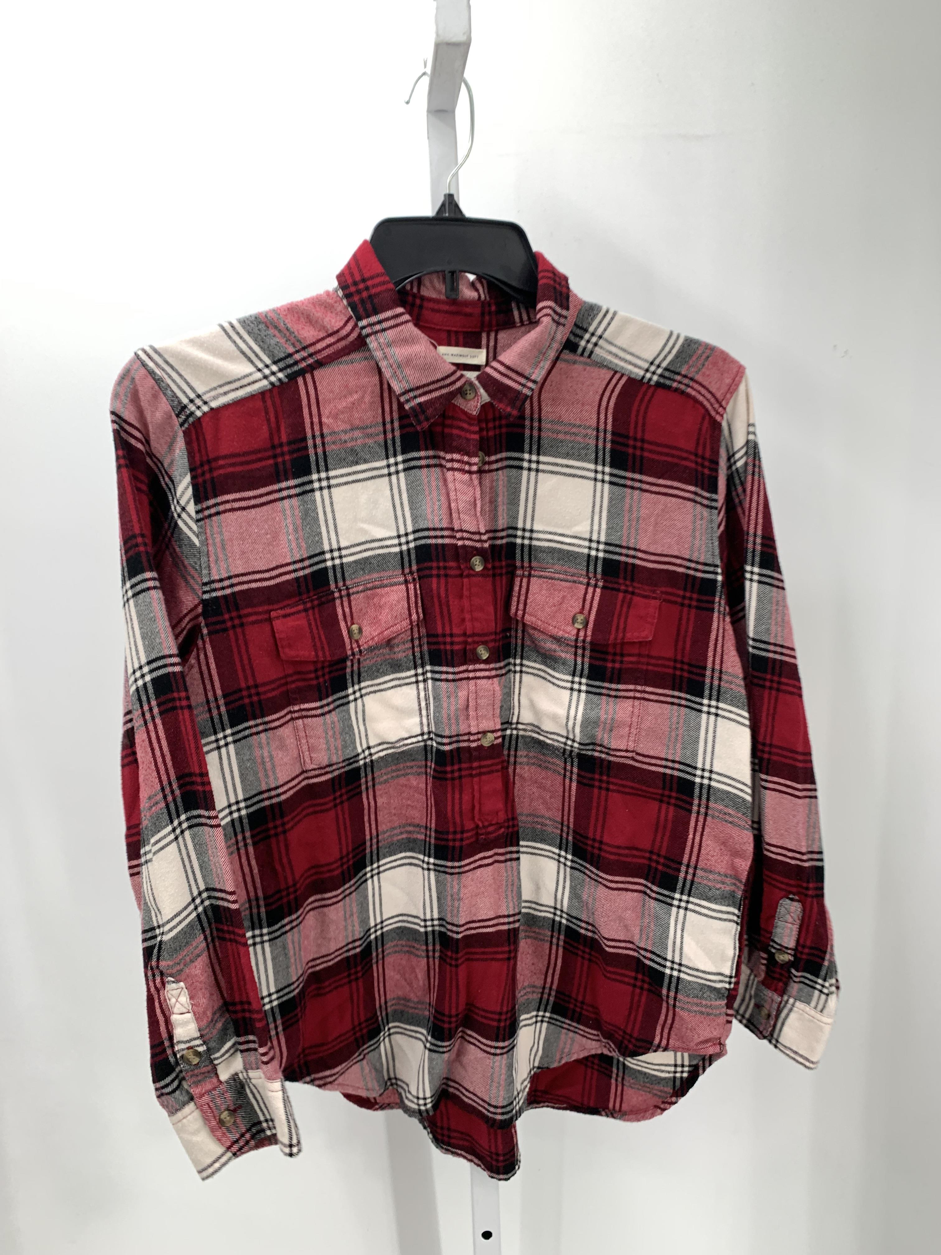 American Eagle Size Medium Juniors Long Sleeve Shirt
