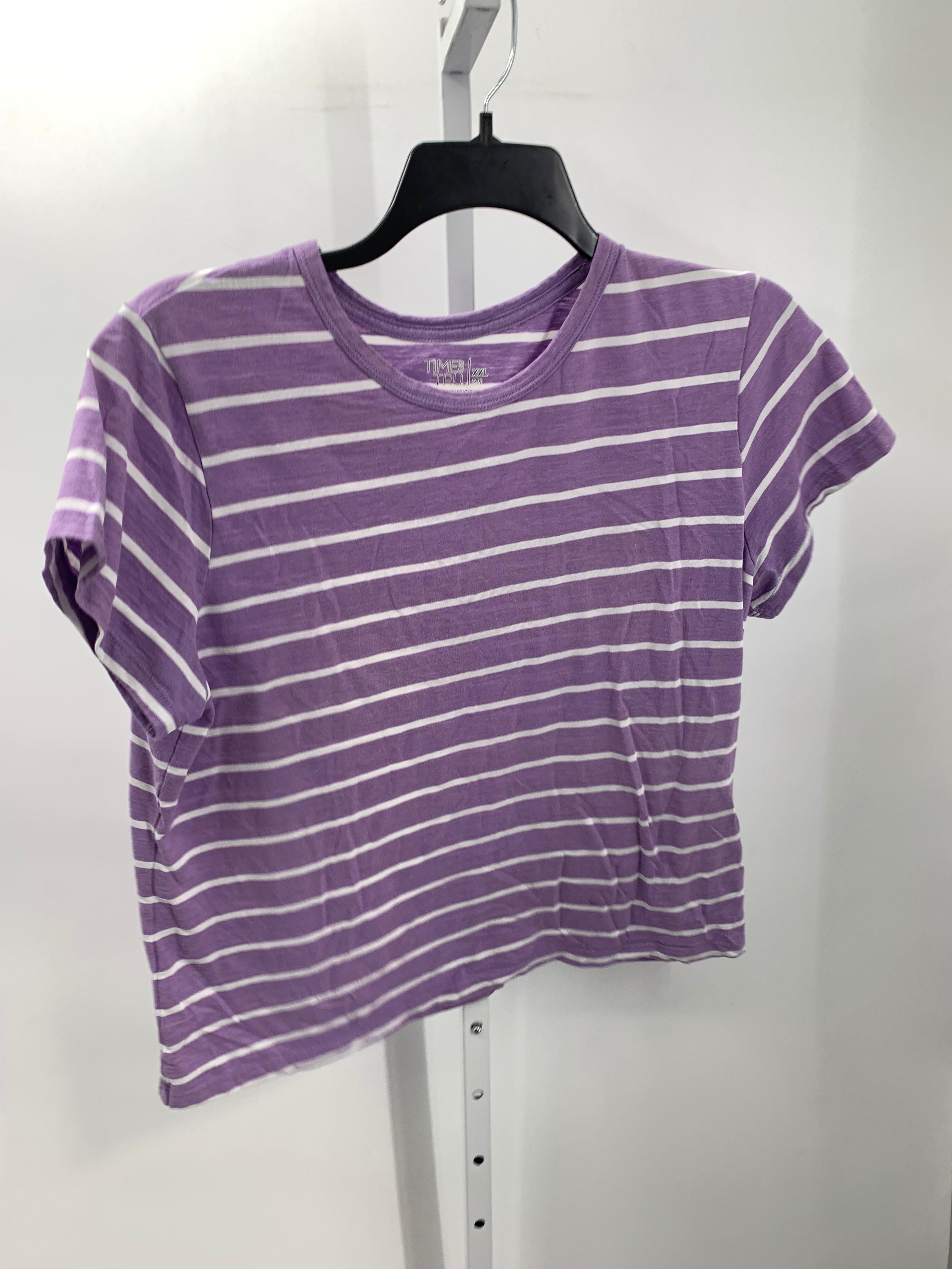 Time and Tru Size XXL Misses Short Sleeve Shirt