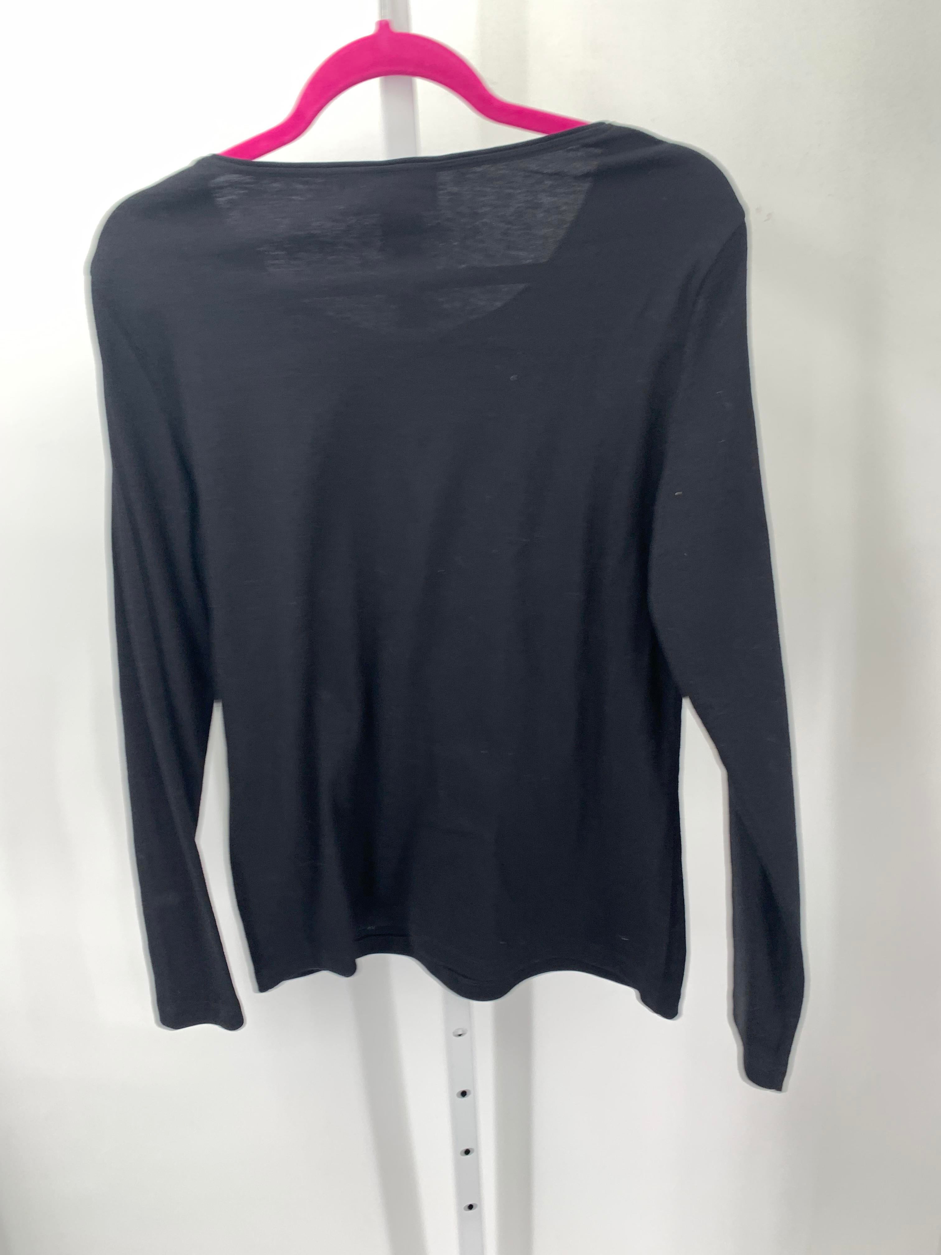 Karen Scott Size Medium Misses Long Sleeve Shirt