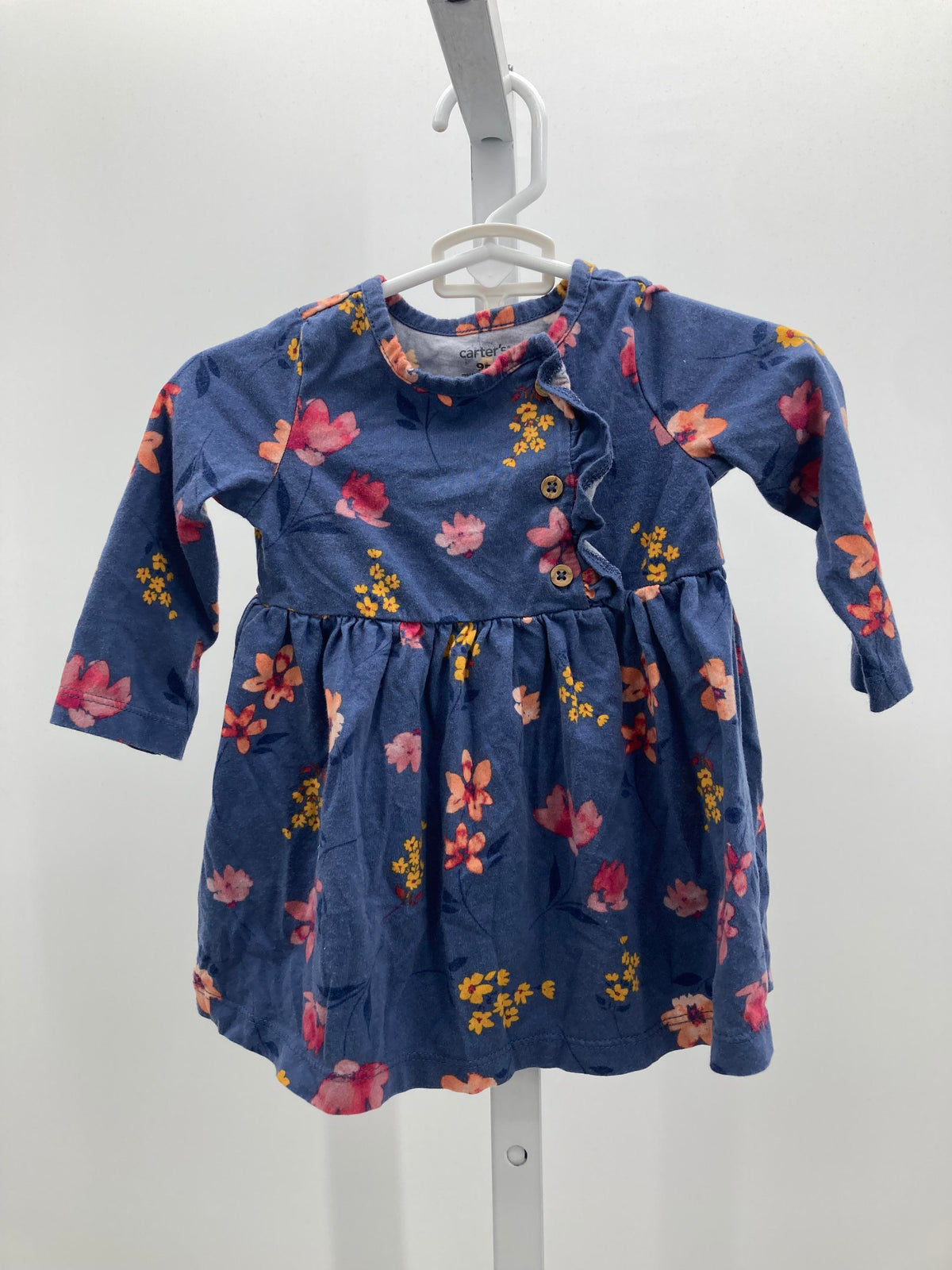 Carters Size 9 Months Girls Long Sleeve Dress
