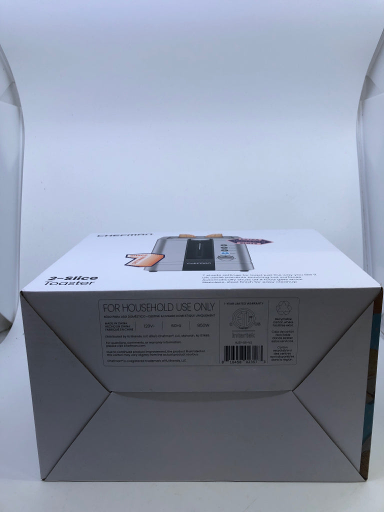 NIB CHEFMAN TOASTER.
