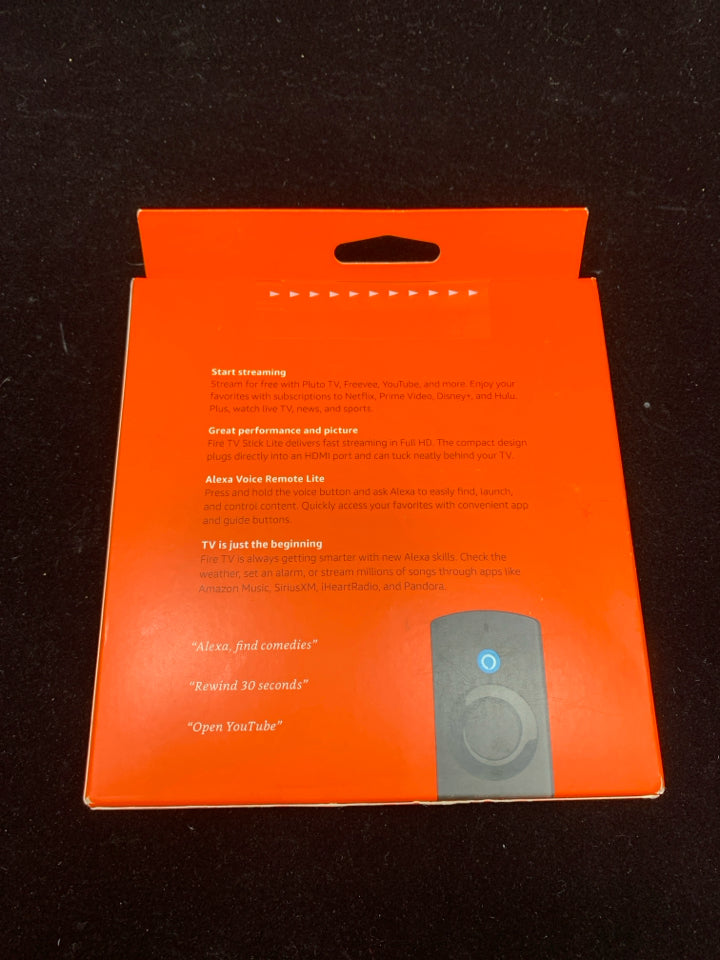 NIB AMAZON FIRE TV STICK LITE.