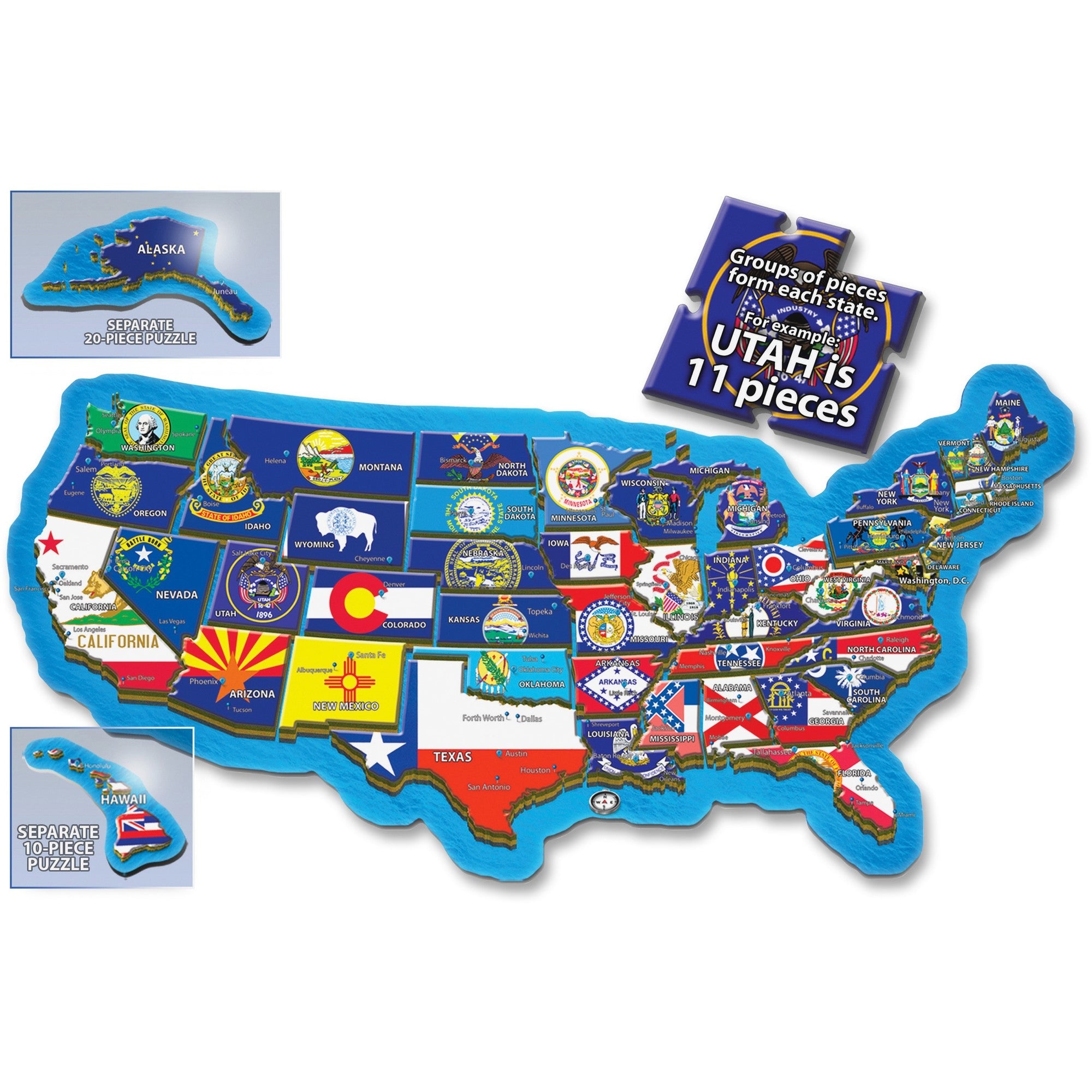 A Broader View 500-piece USA Puzzle -
