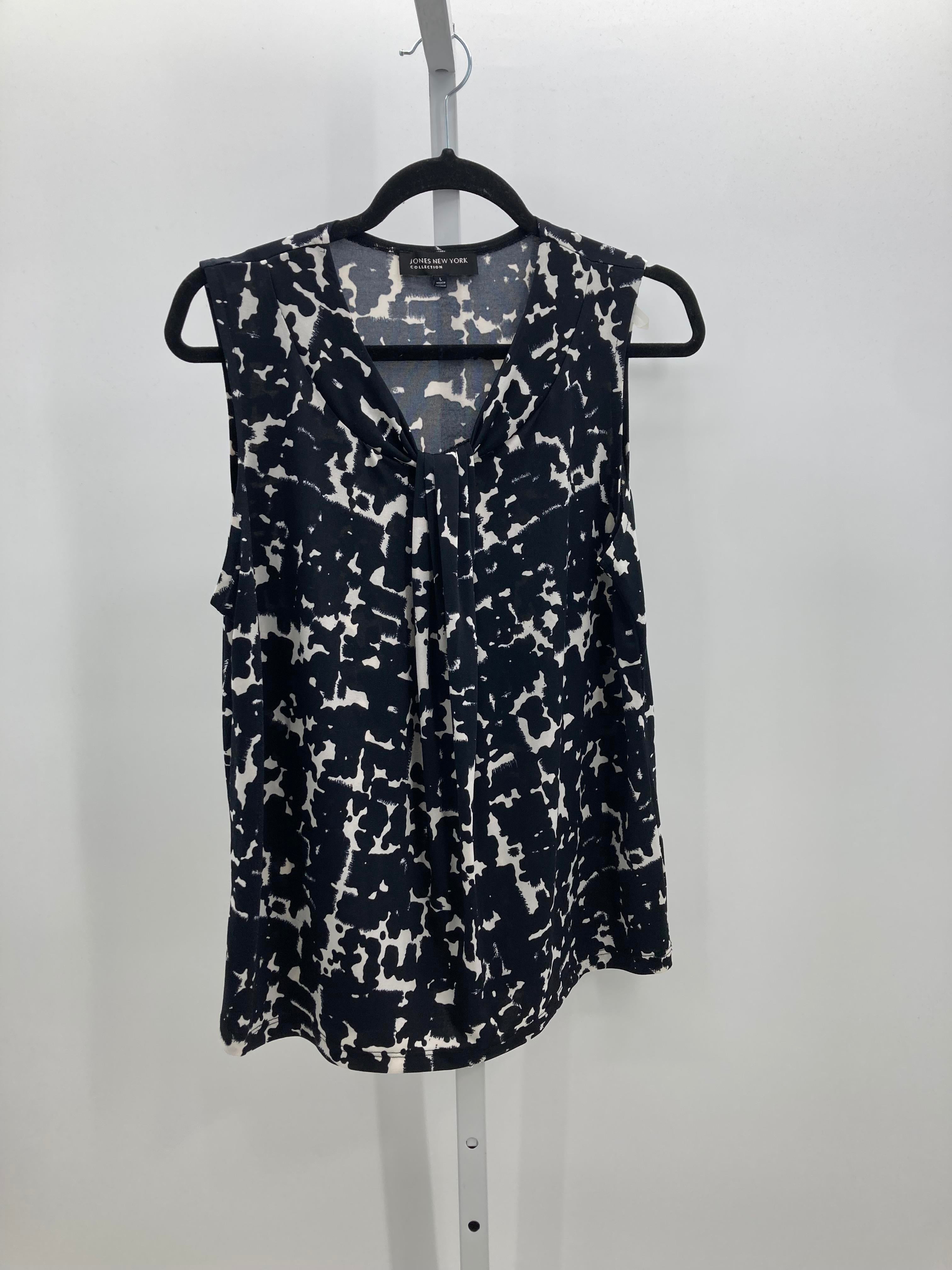 Jones New York Size Large Misses Sleeveless Shirt